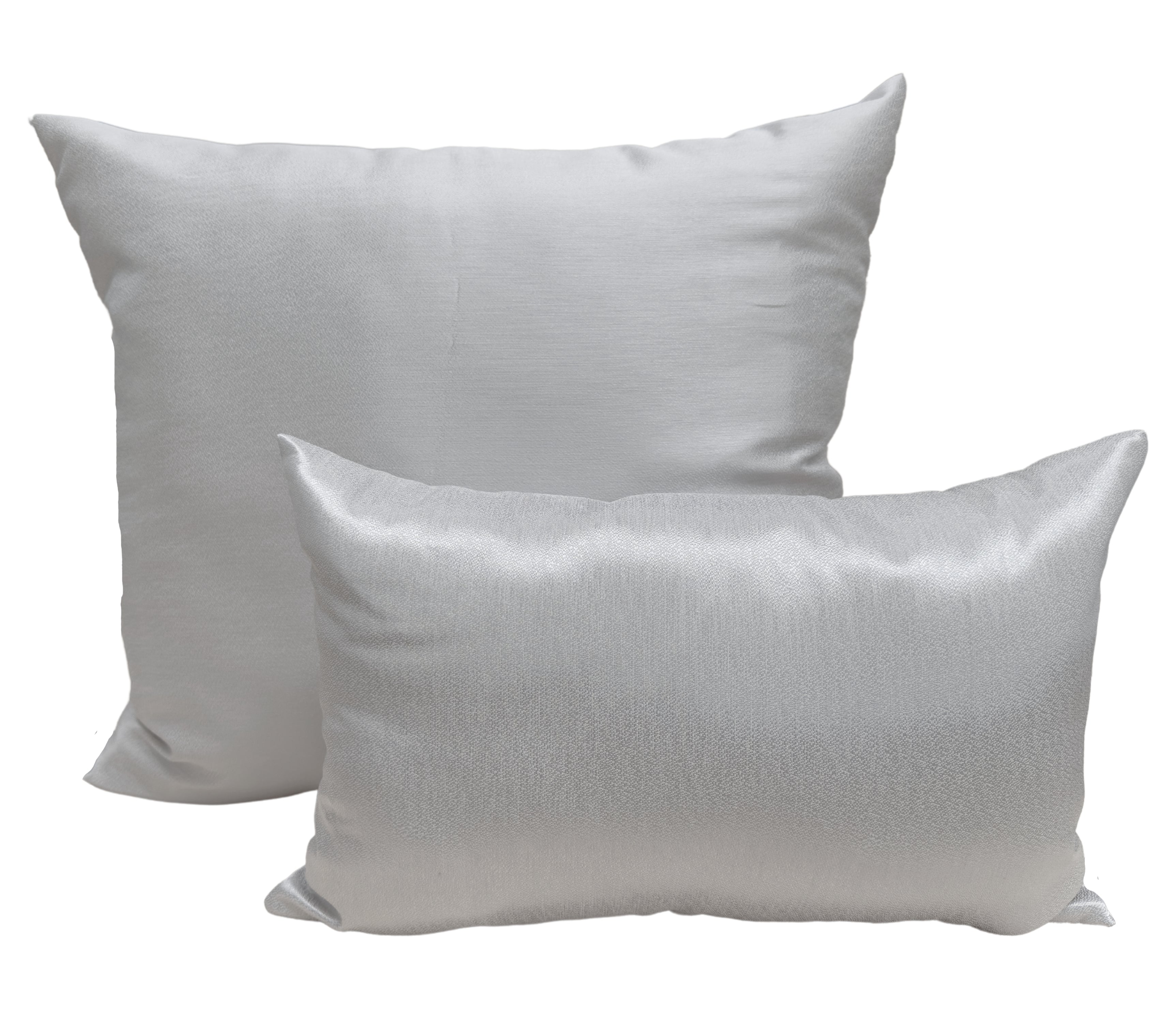 Lurex Cushion Silver