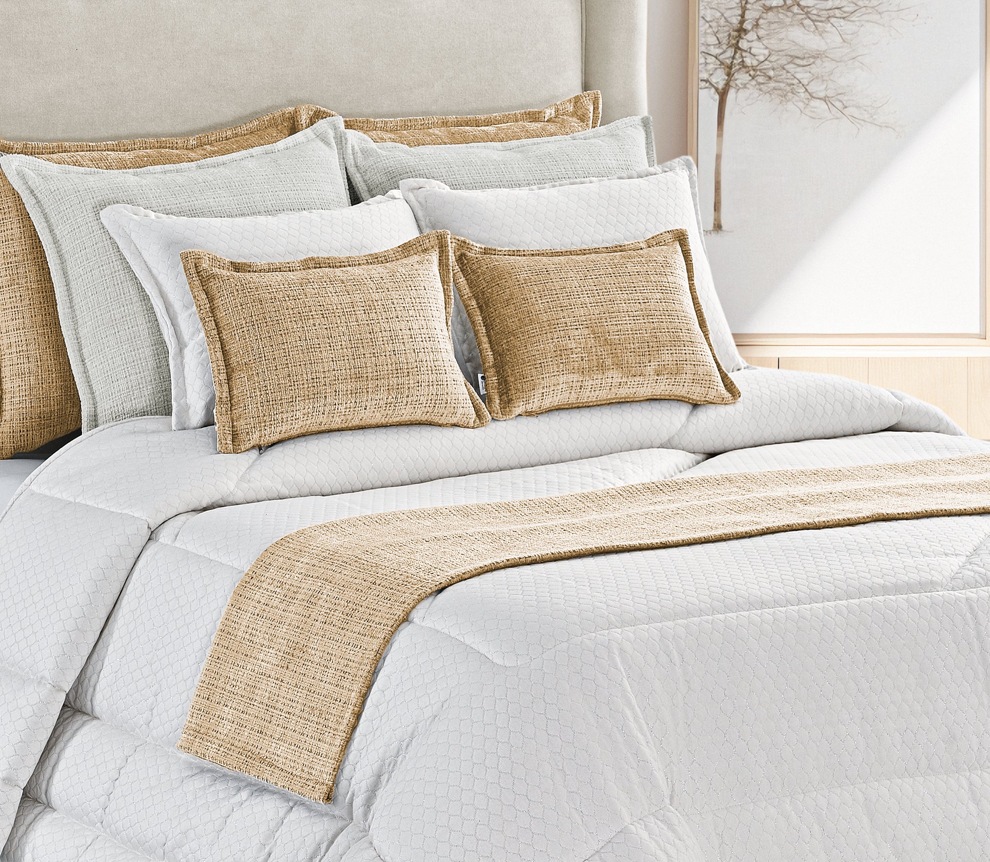 Bed Runner Nara Yellow