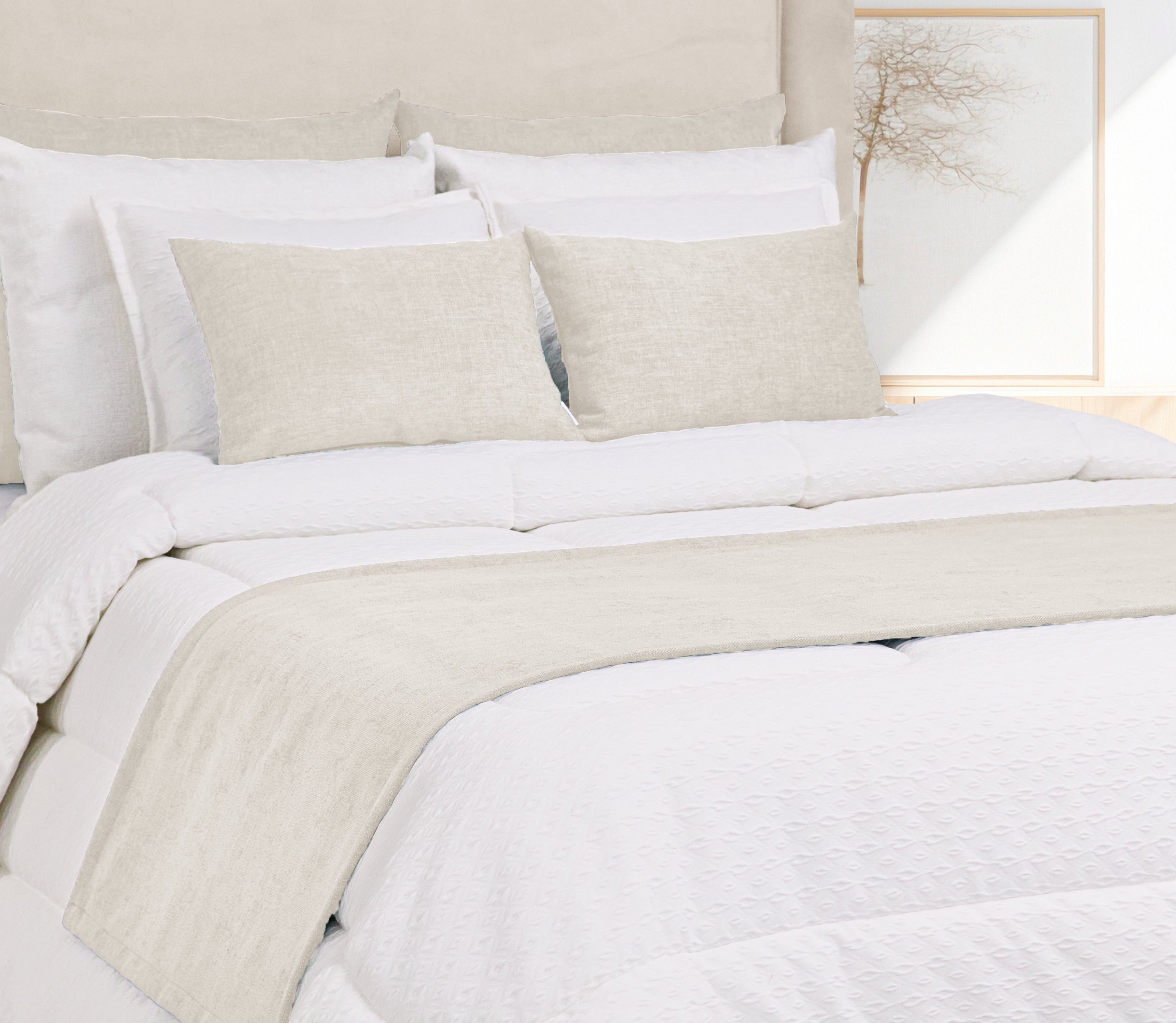 Bettläufer Altea Beige