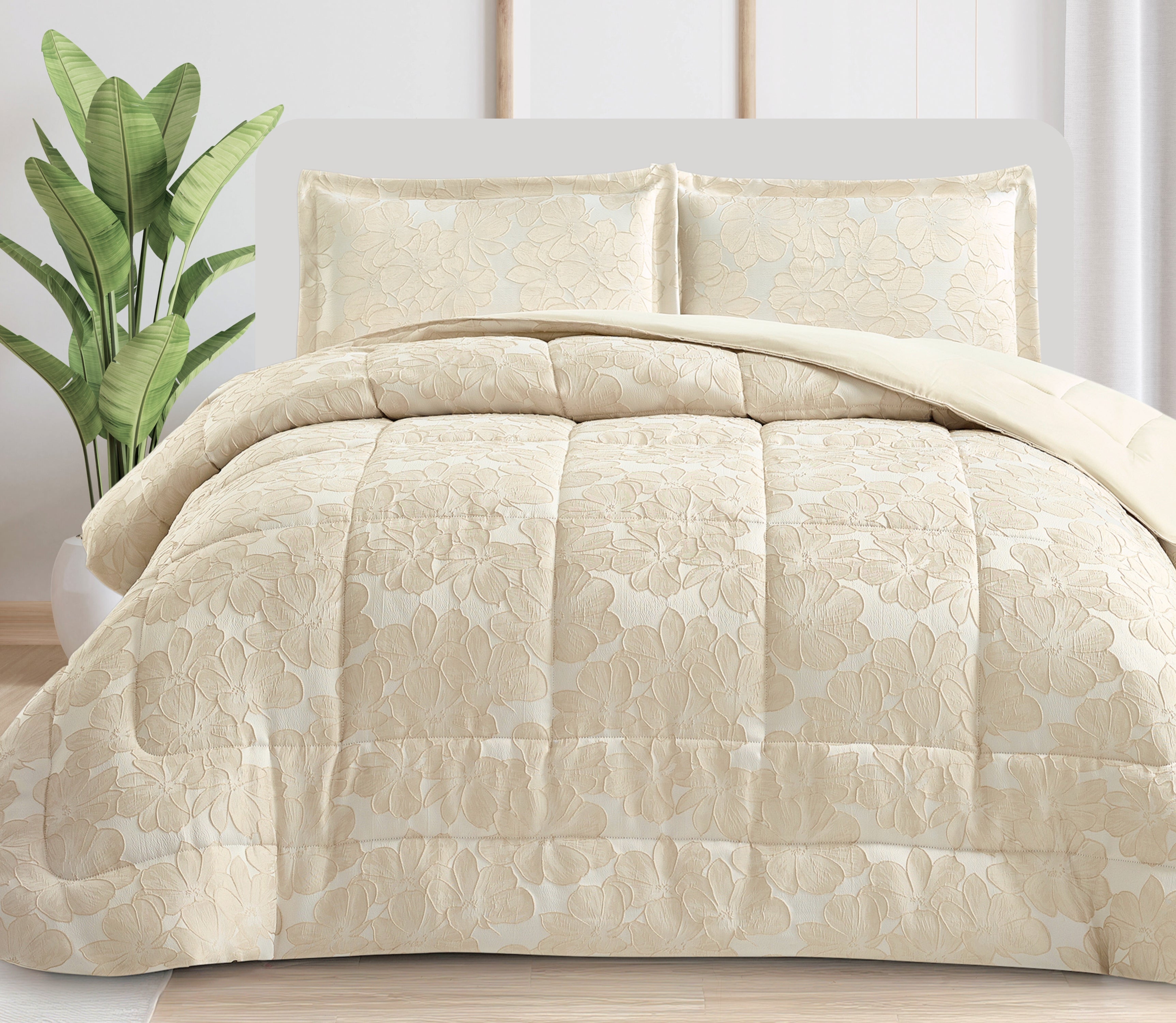 Couvre-lit Safira Beige