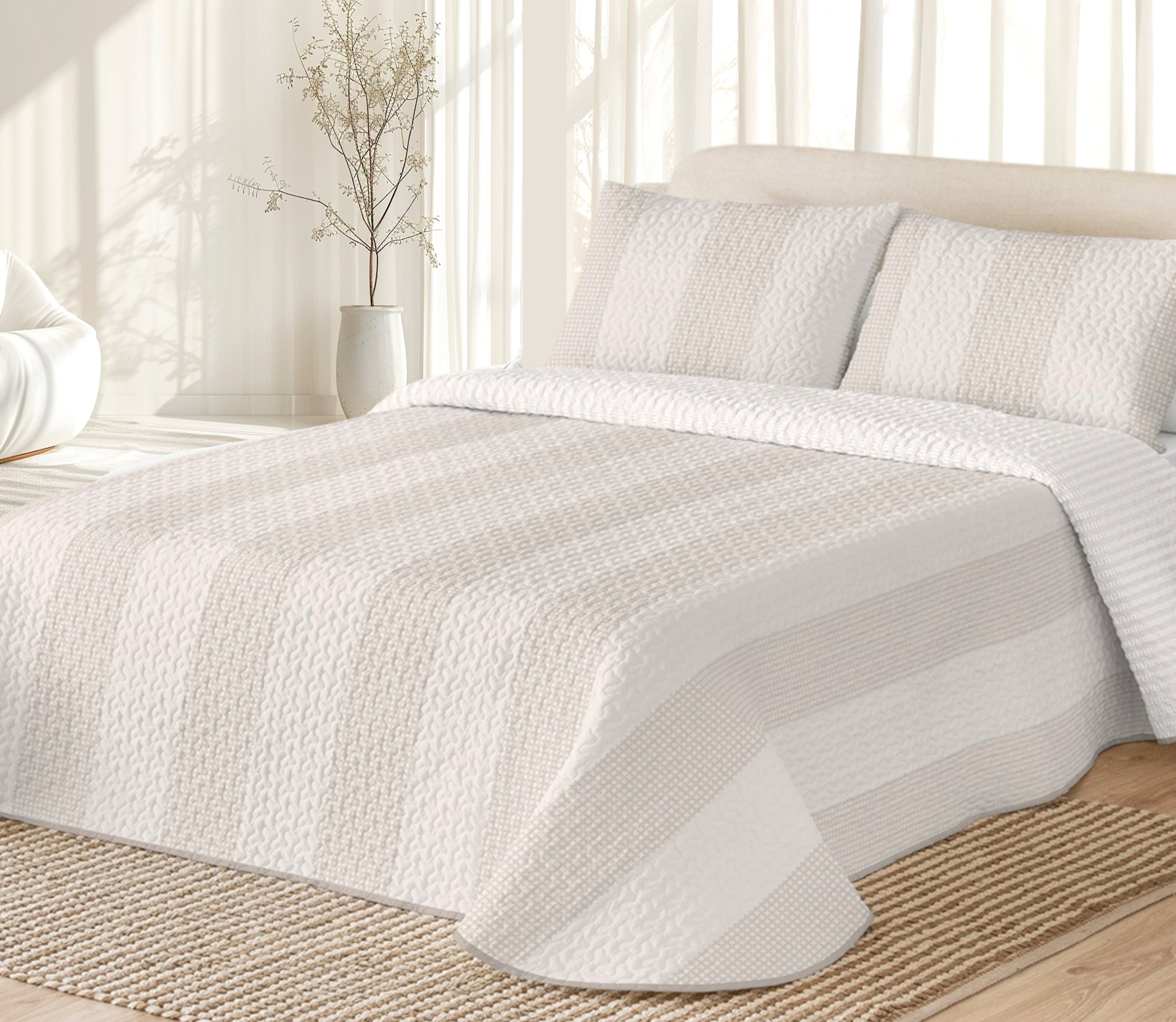 Tagesdecke Sofy Beige