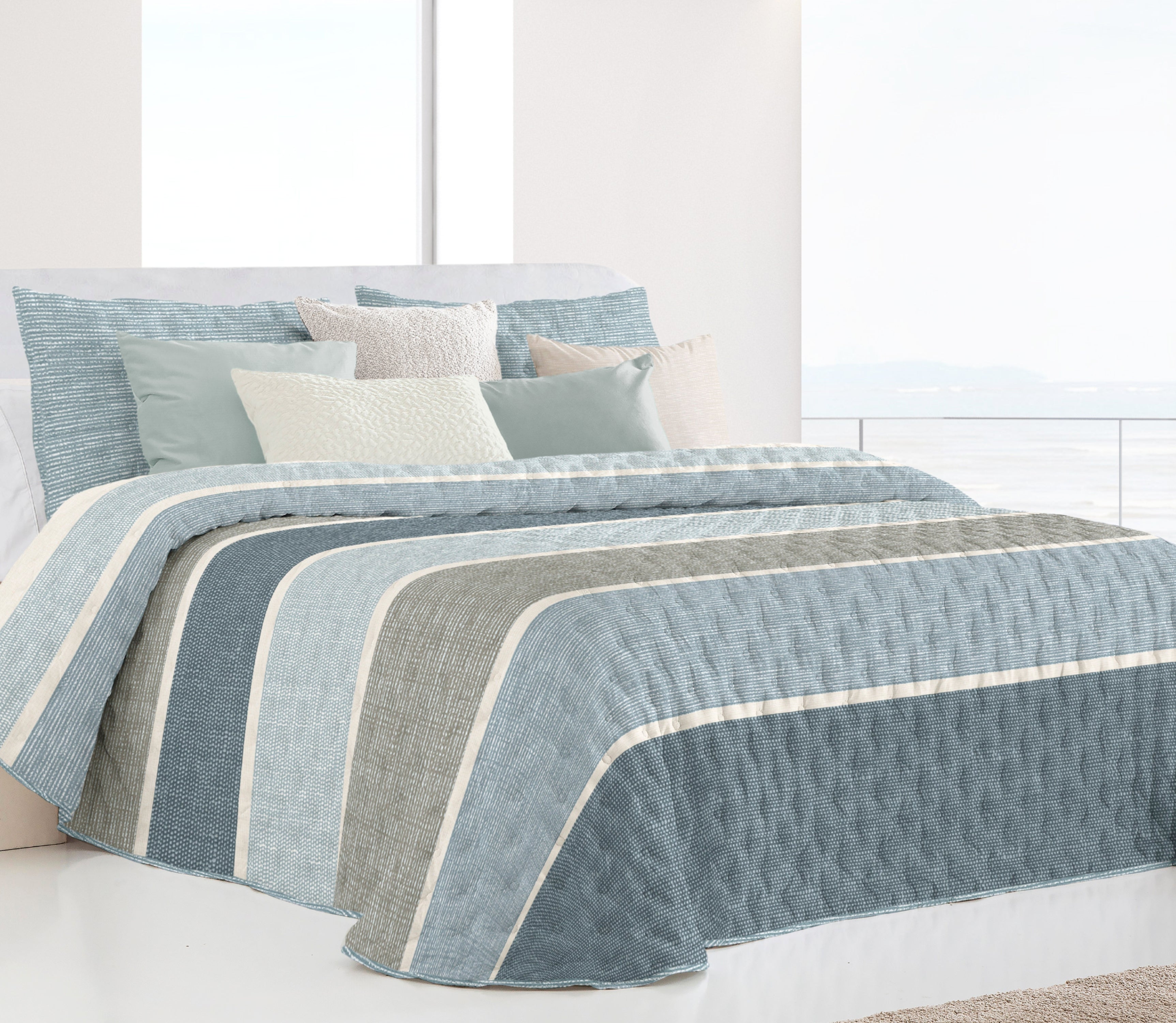 Couvre-lit Noa Bleu