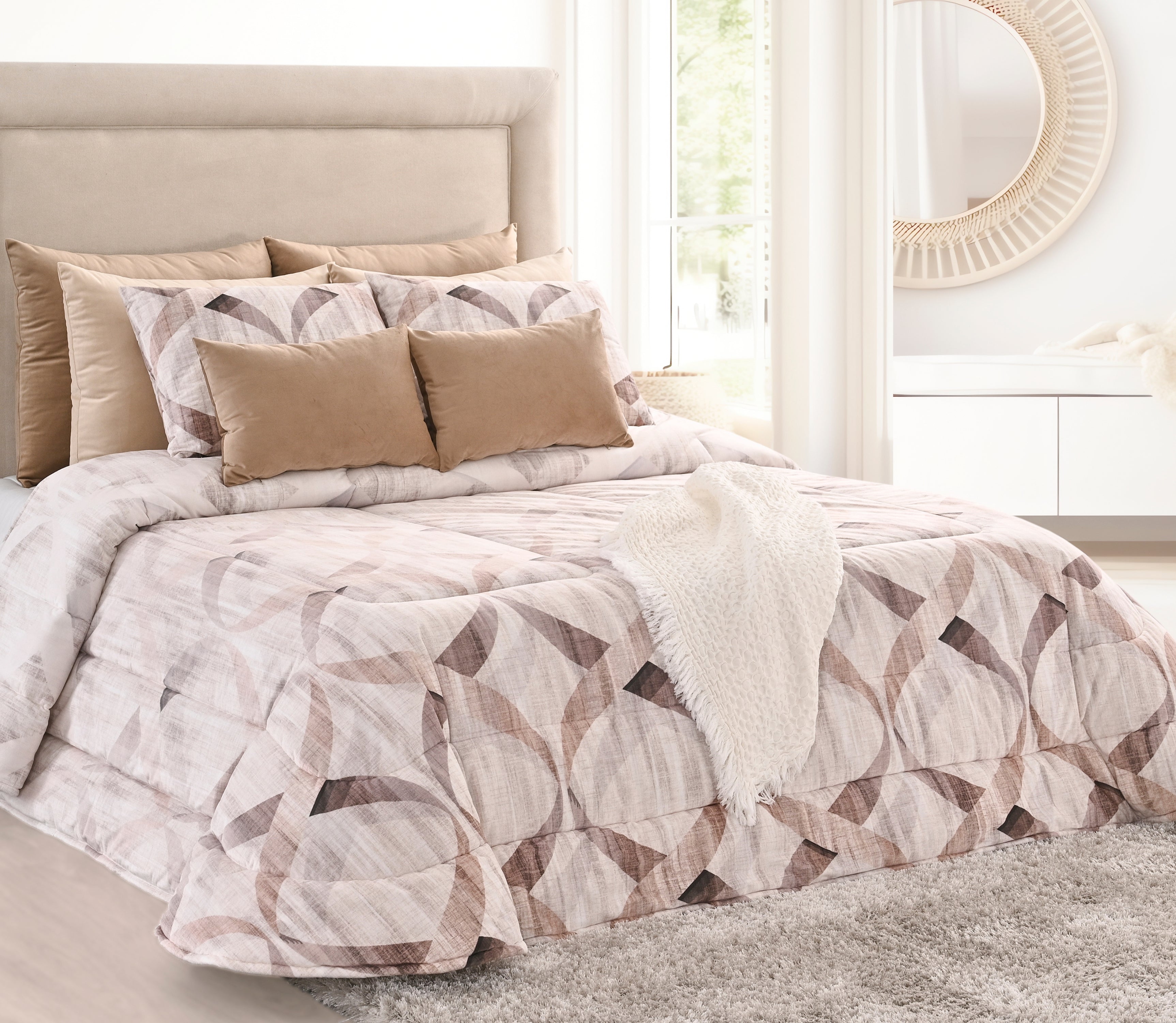 Samt-Tagesdecke Bari