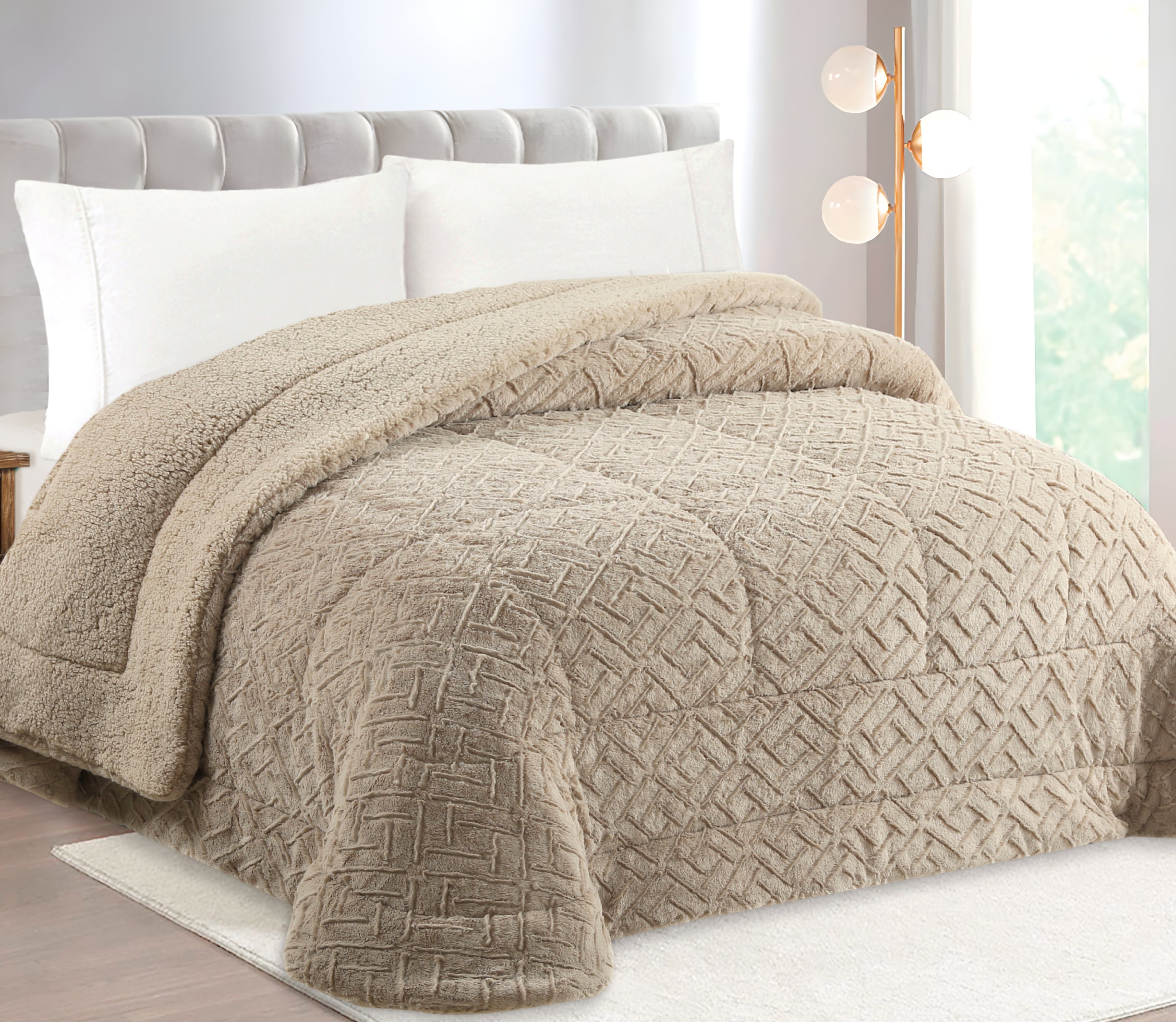 Trapunta in Sherpa Lanir Beige