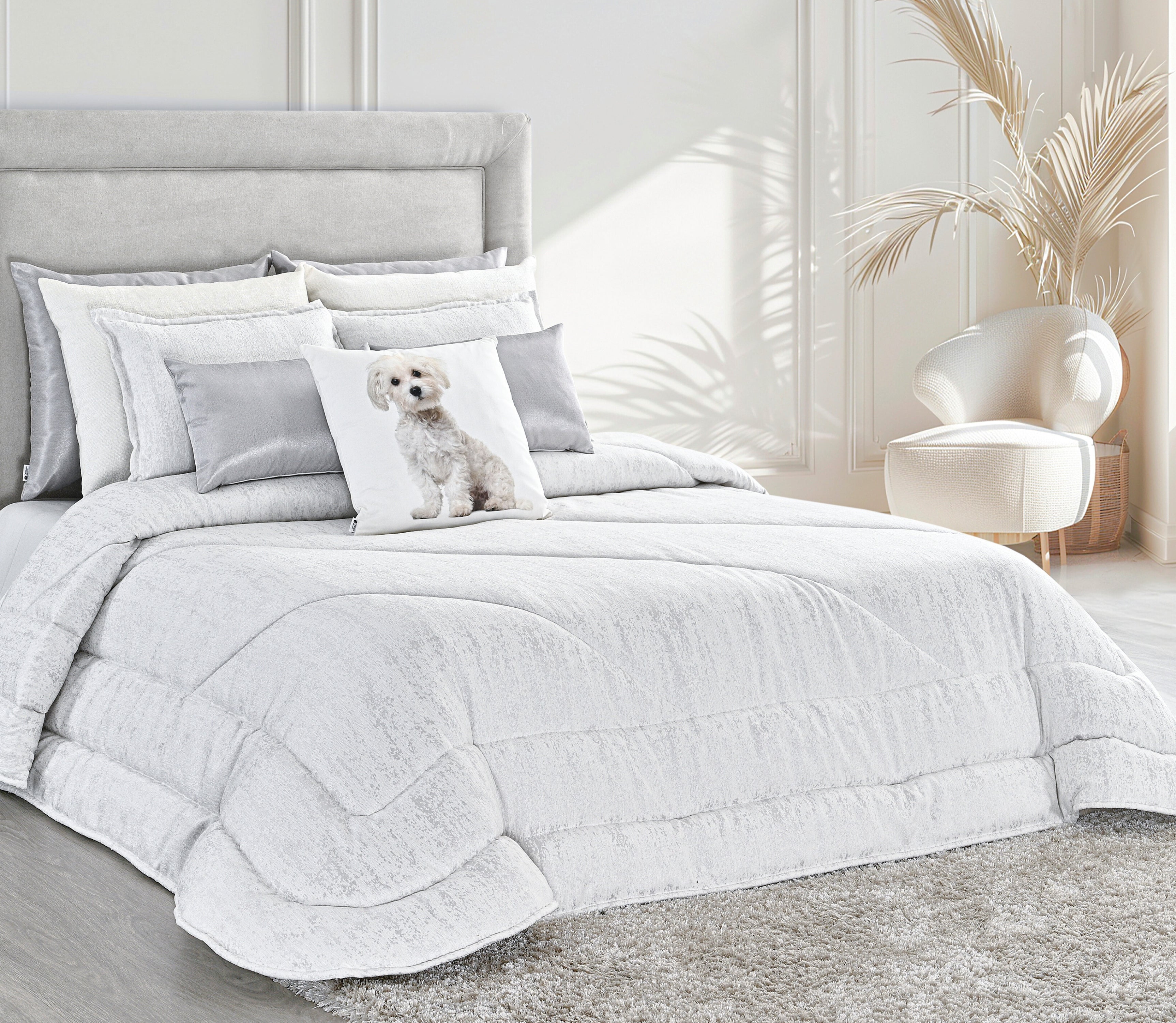 Tagesdecke Danis Silber