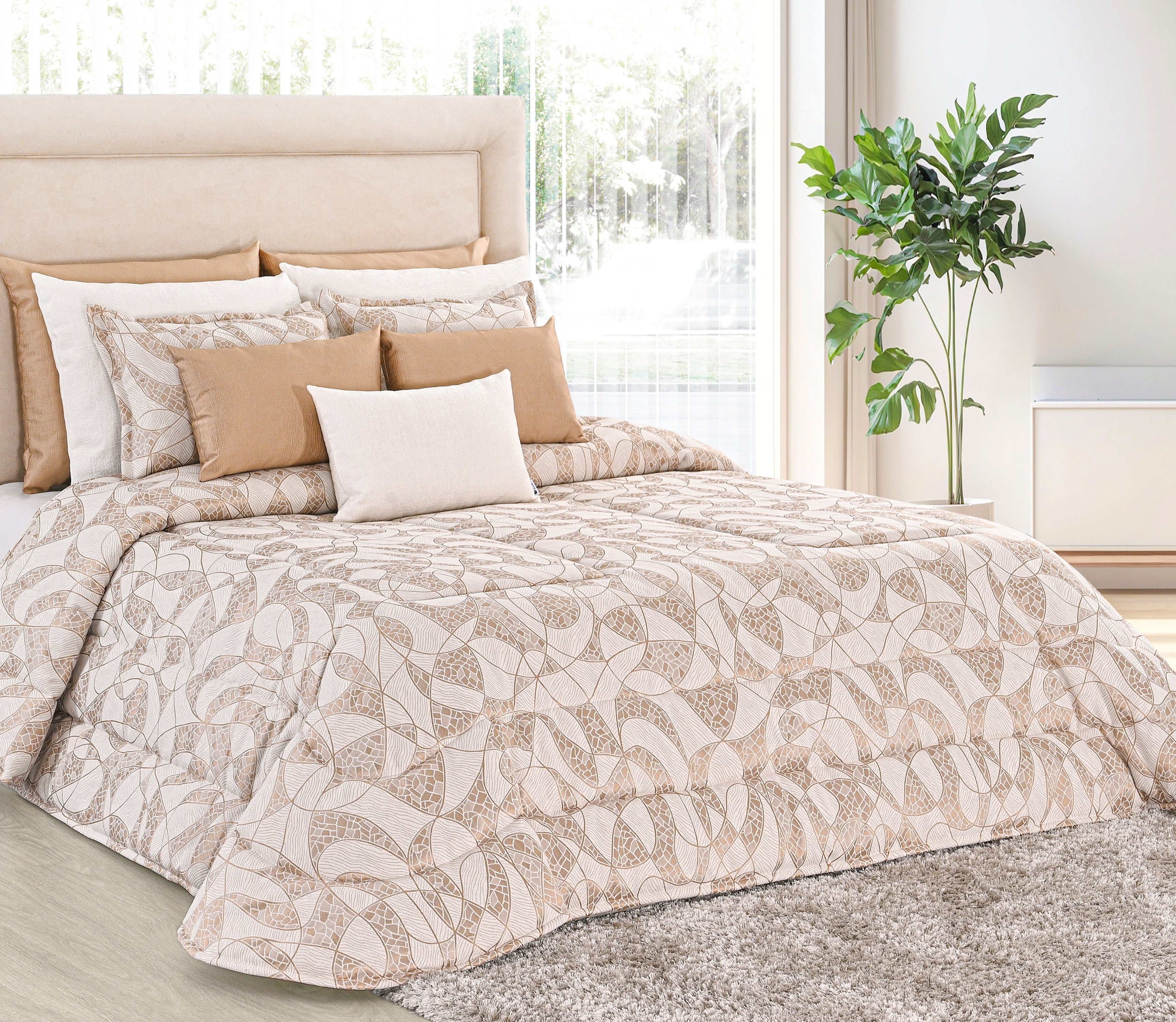 Couvre-lit Dirce Beige