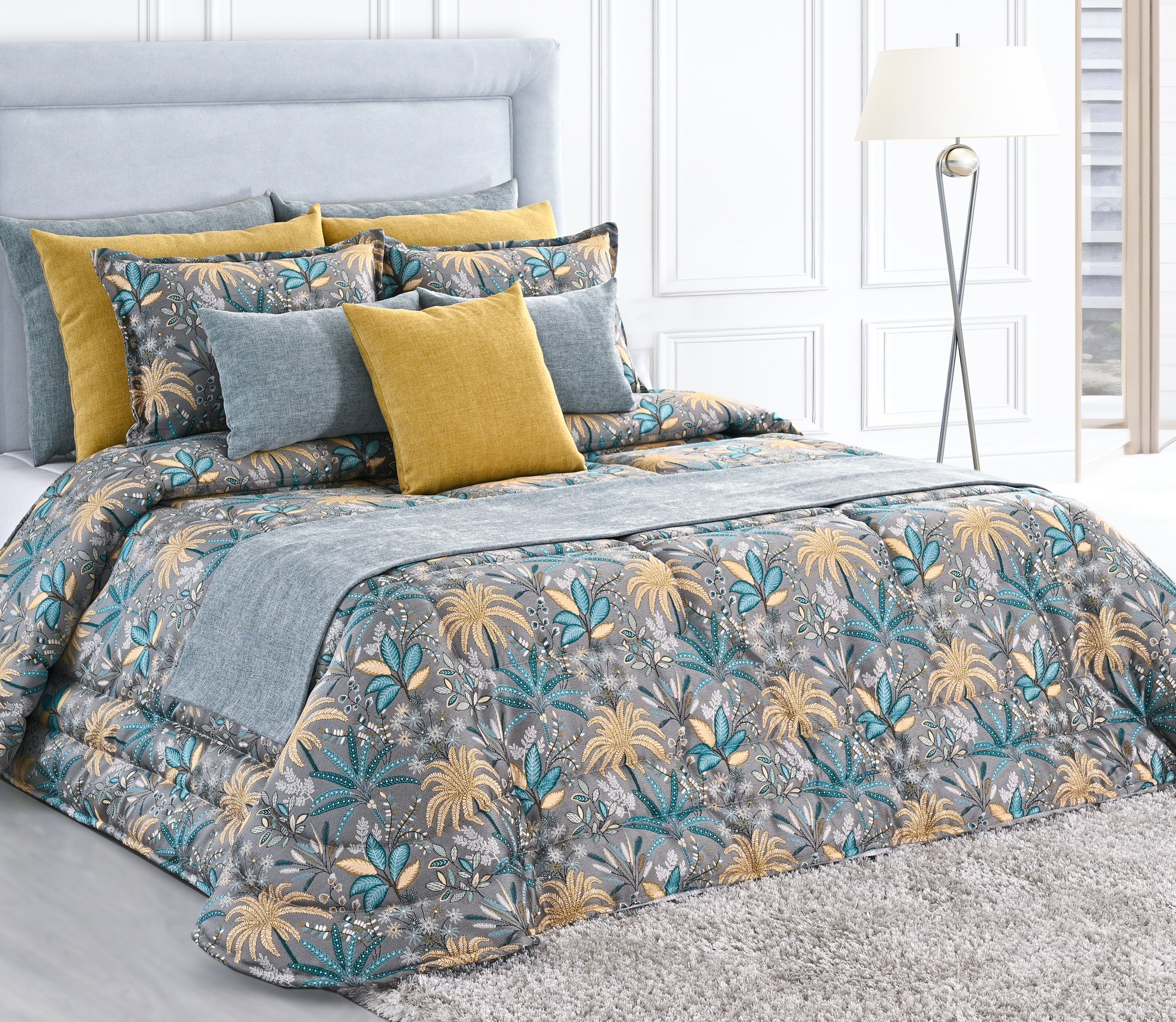 Tagesdecke Fiji Blau