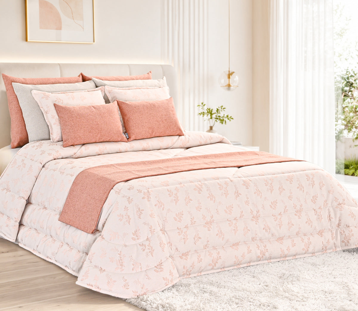 Couvre-lit Iveni Rose