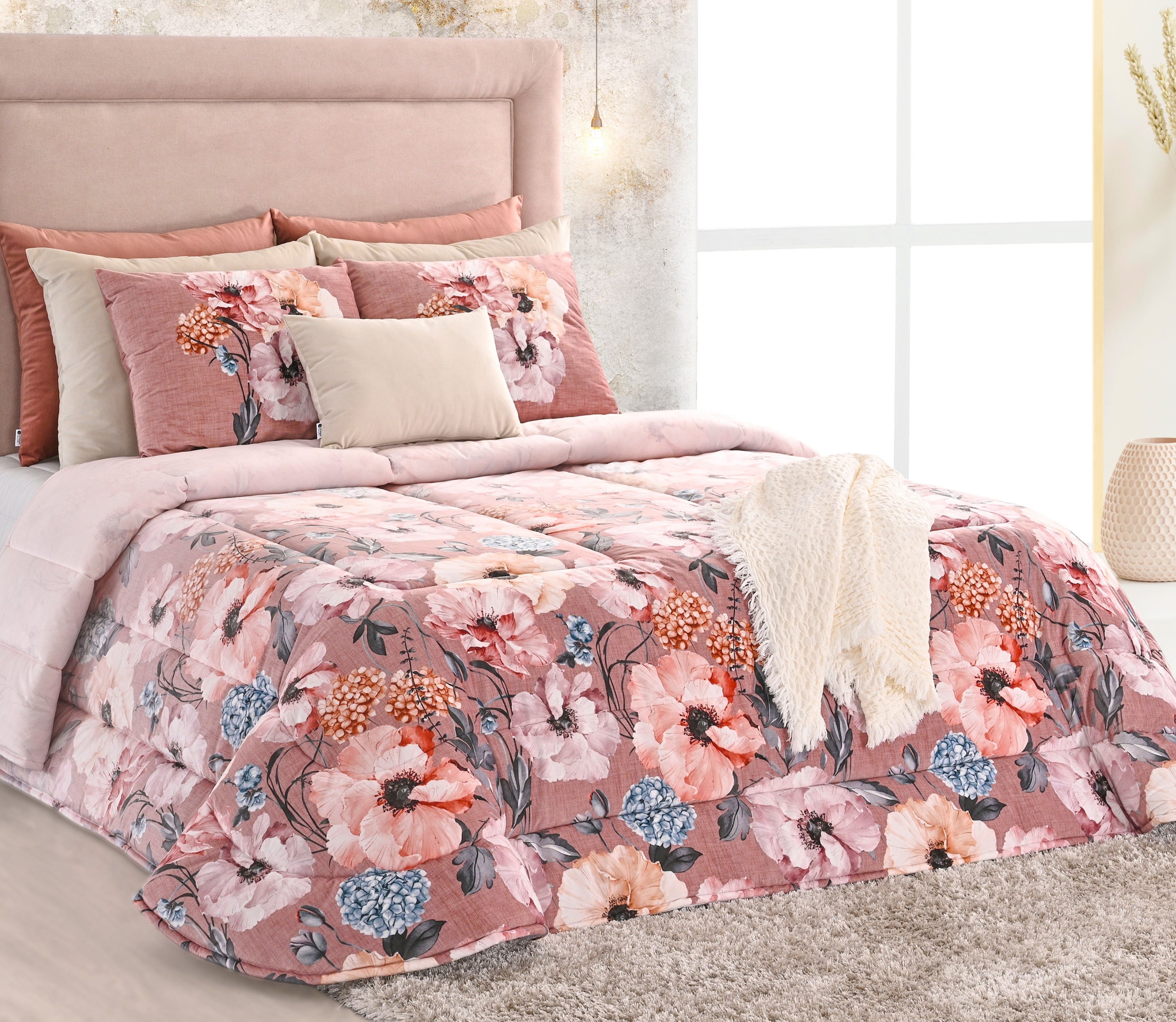 Samt-Tagesdecke Lorena