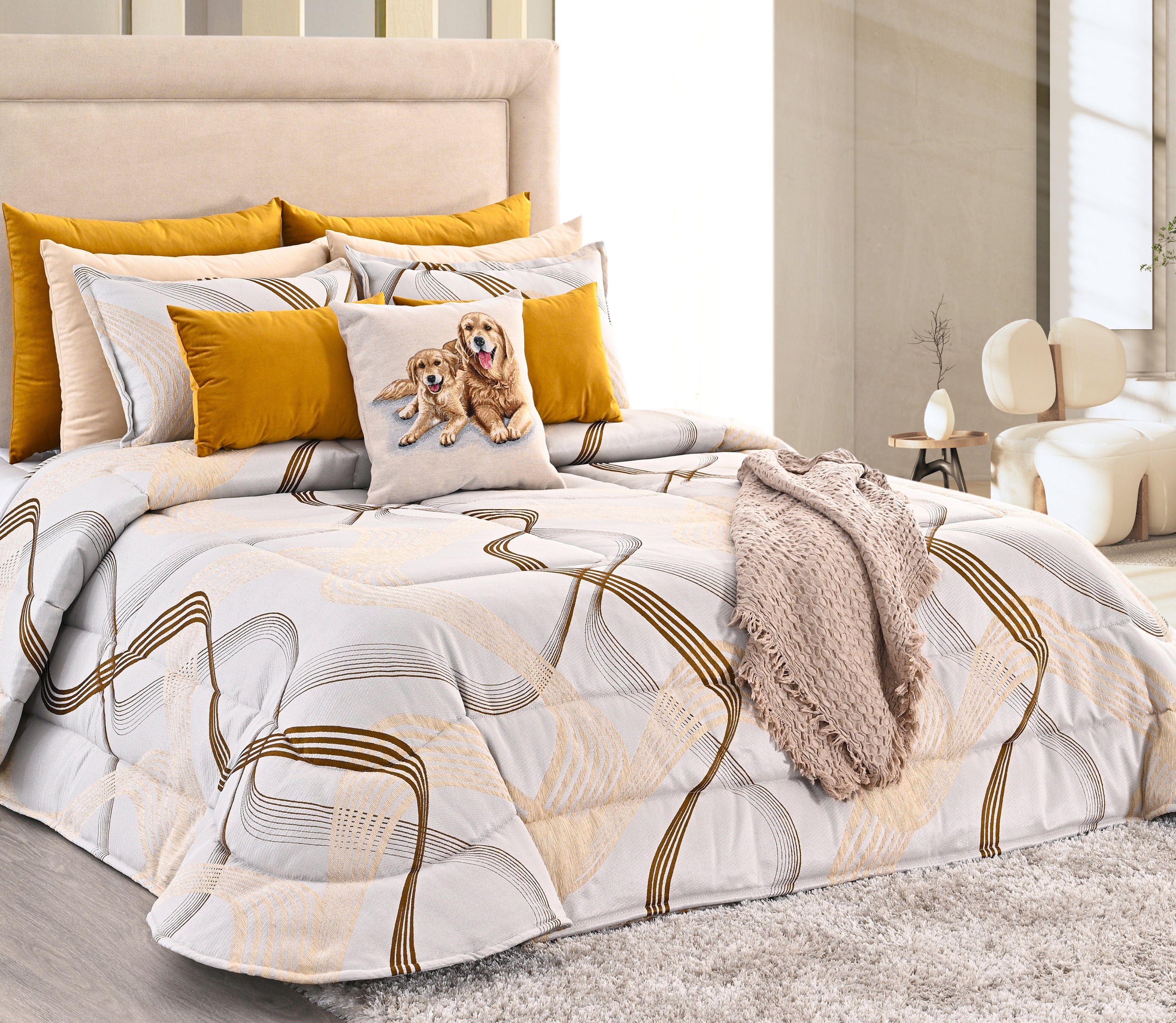 Tagesdecke Nala Beige