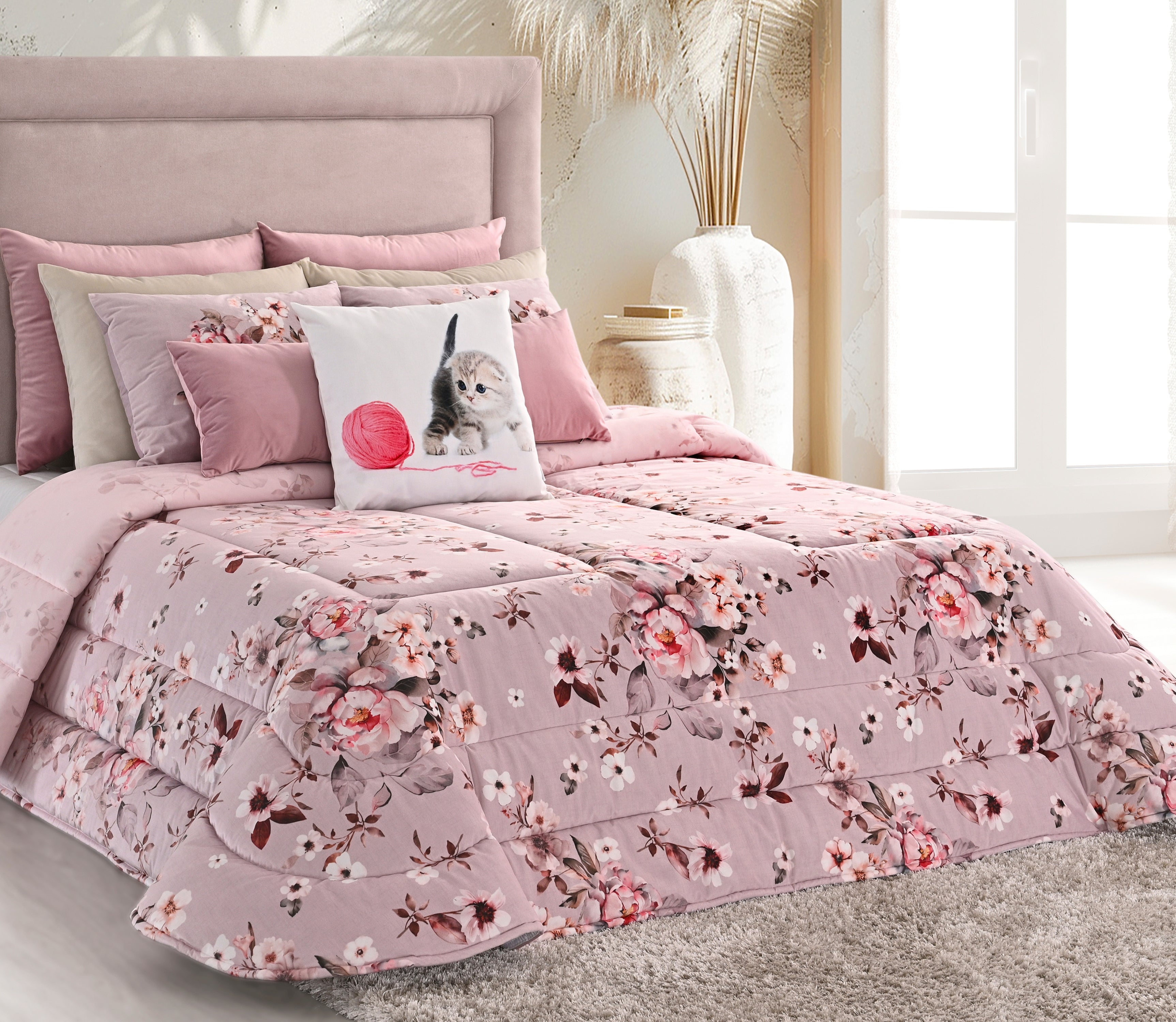 Samt-Tagesdecke Rosie