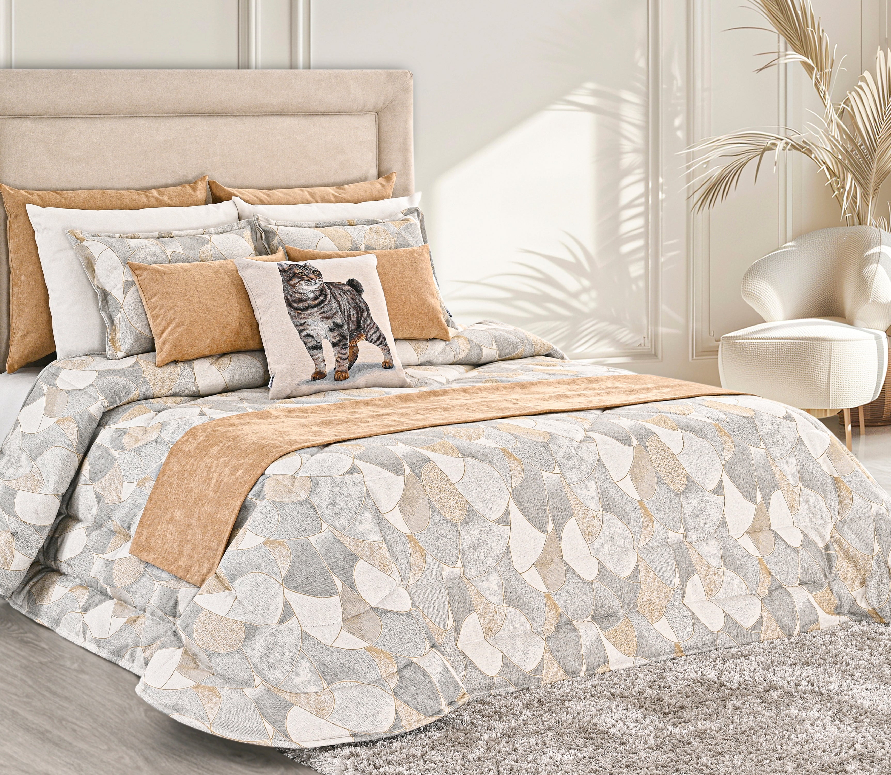 Couvre-lit Venus Jaune