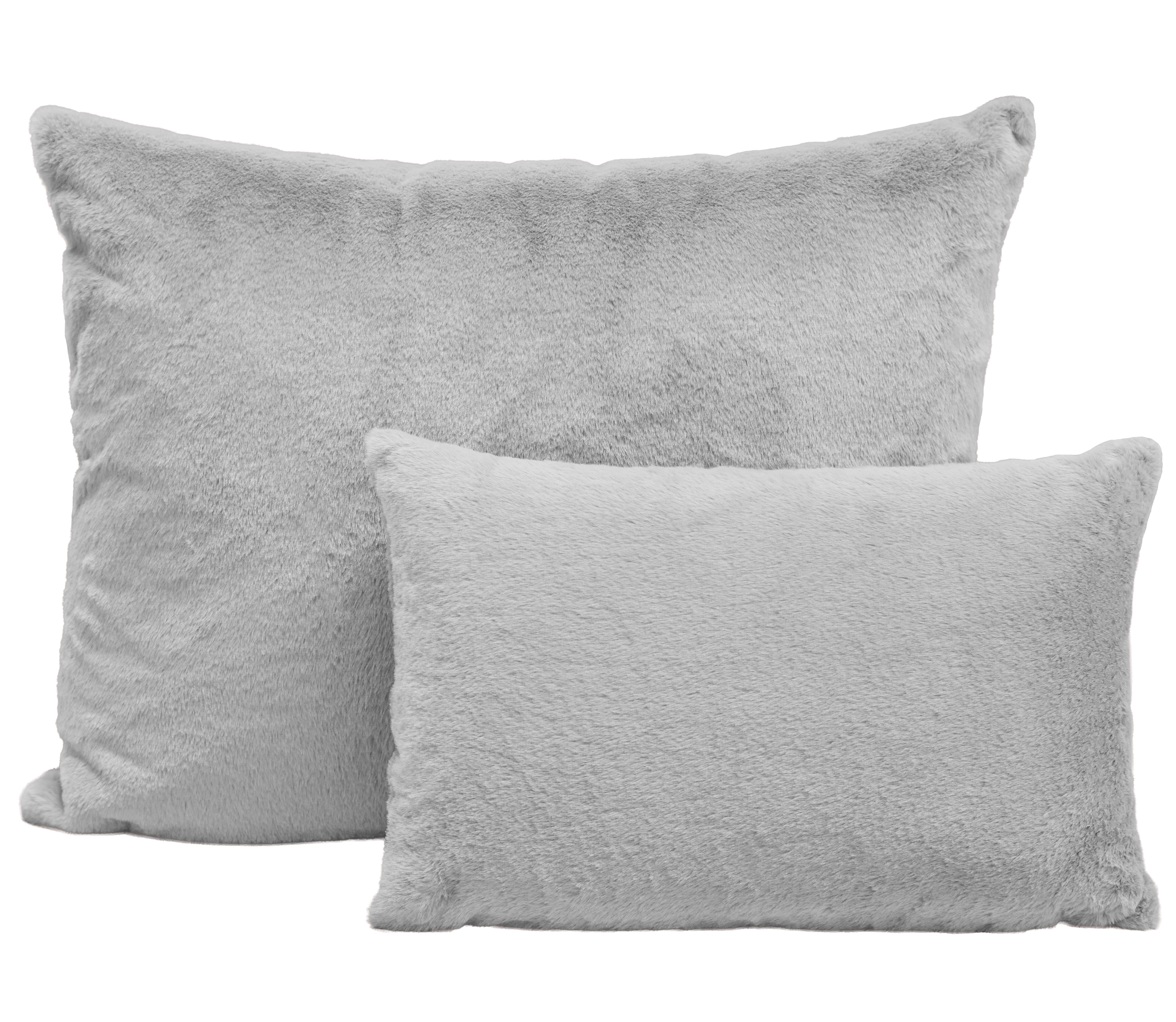 Coussin en Fourrure Flofi Gris