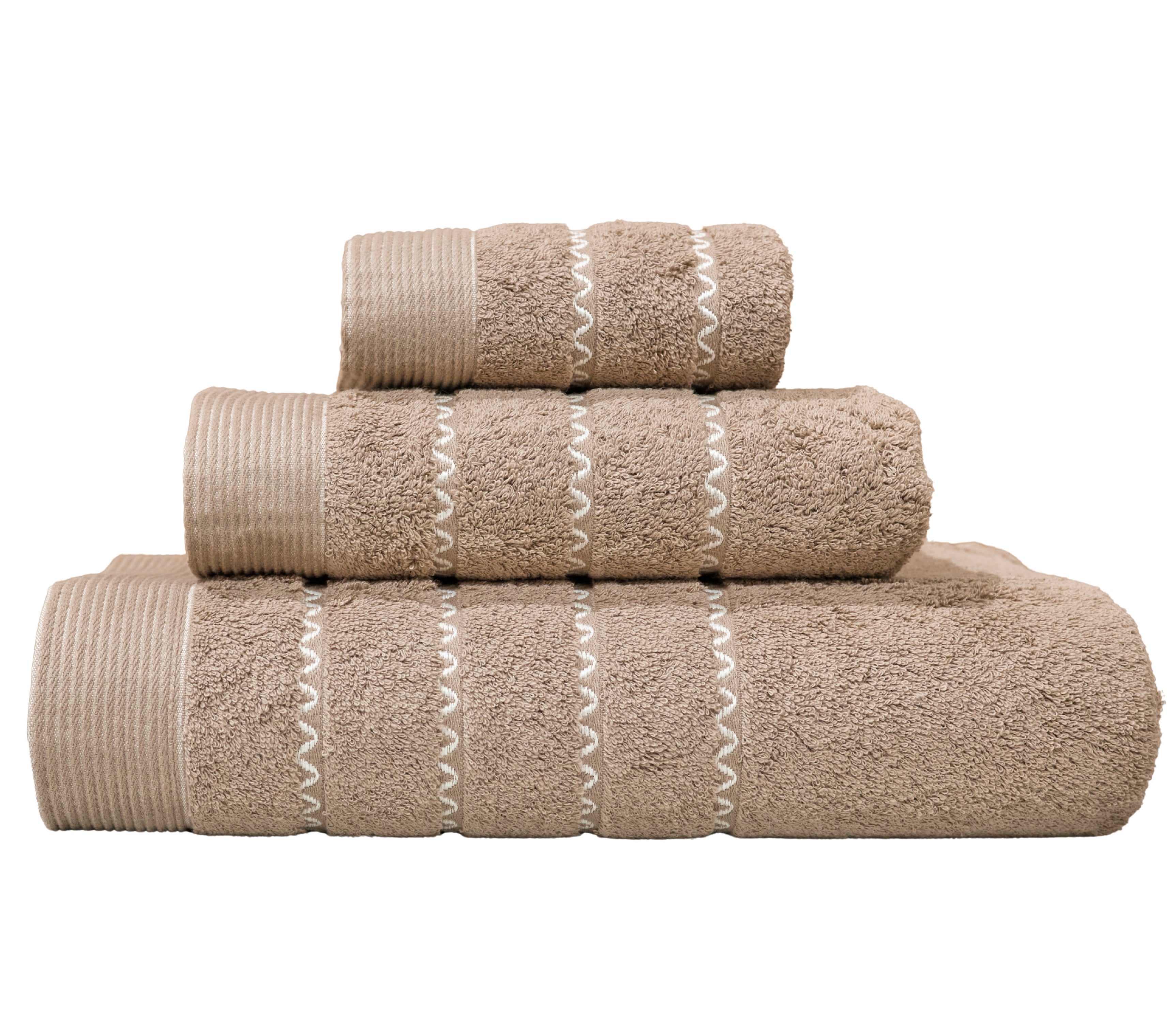 Baumwoll-Badetuch-Set Bali Camel