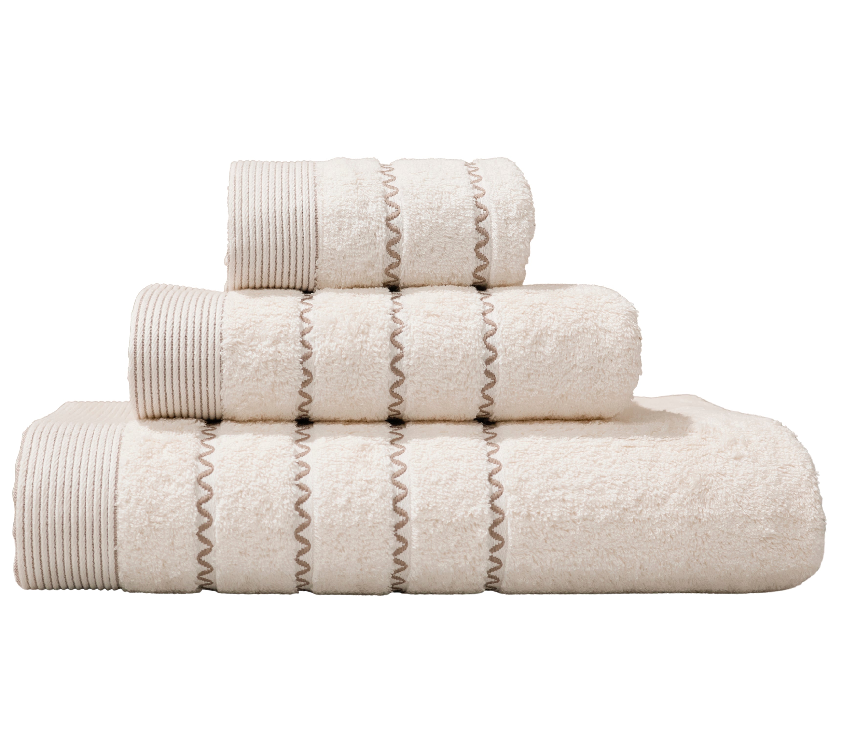 Baumwoll-Badetuch-Set Bali Perle