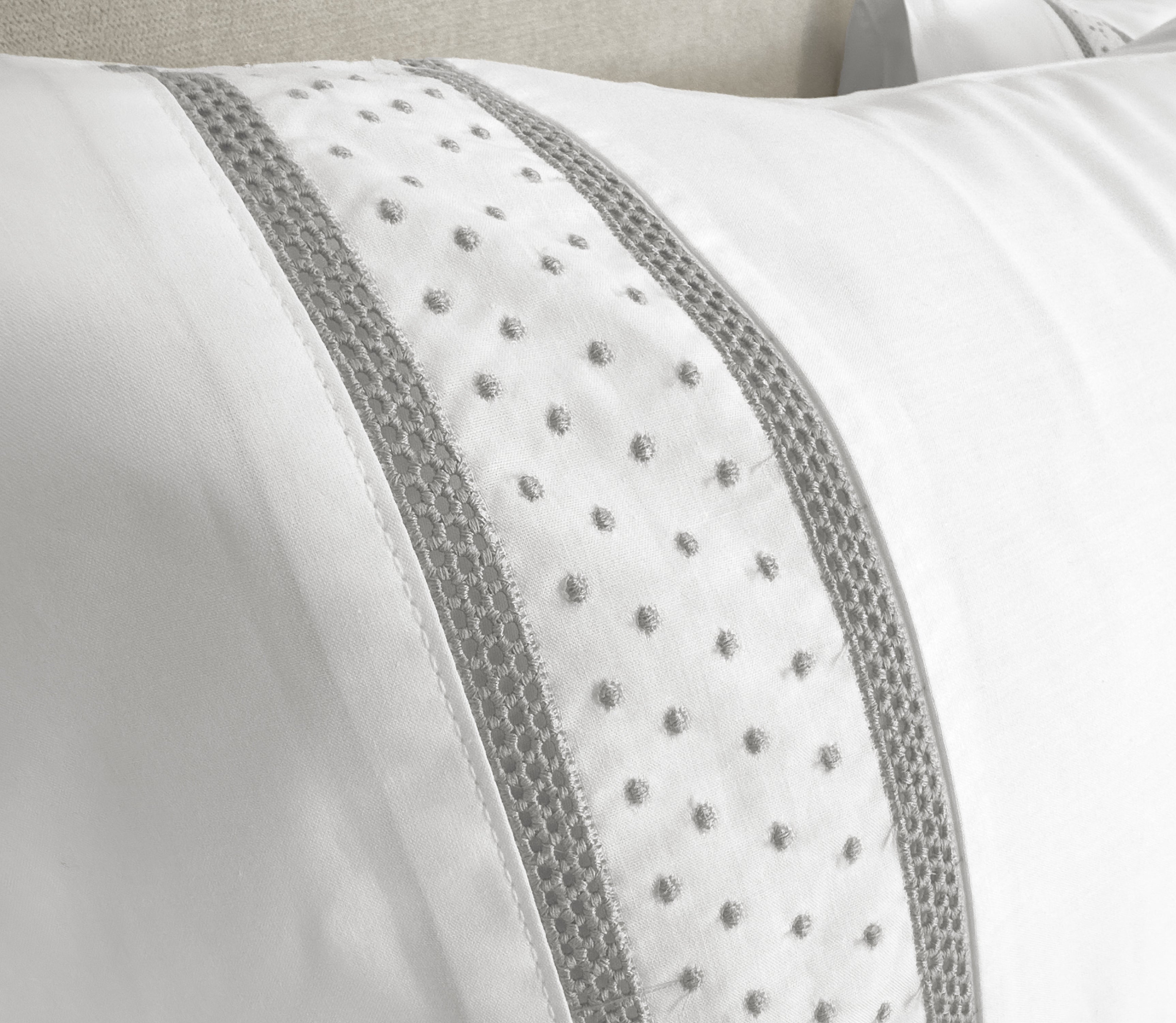 Percale Sheet Set Velan Grey