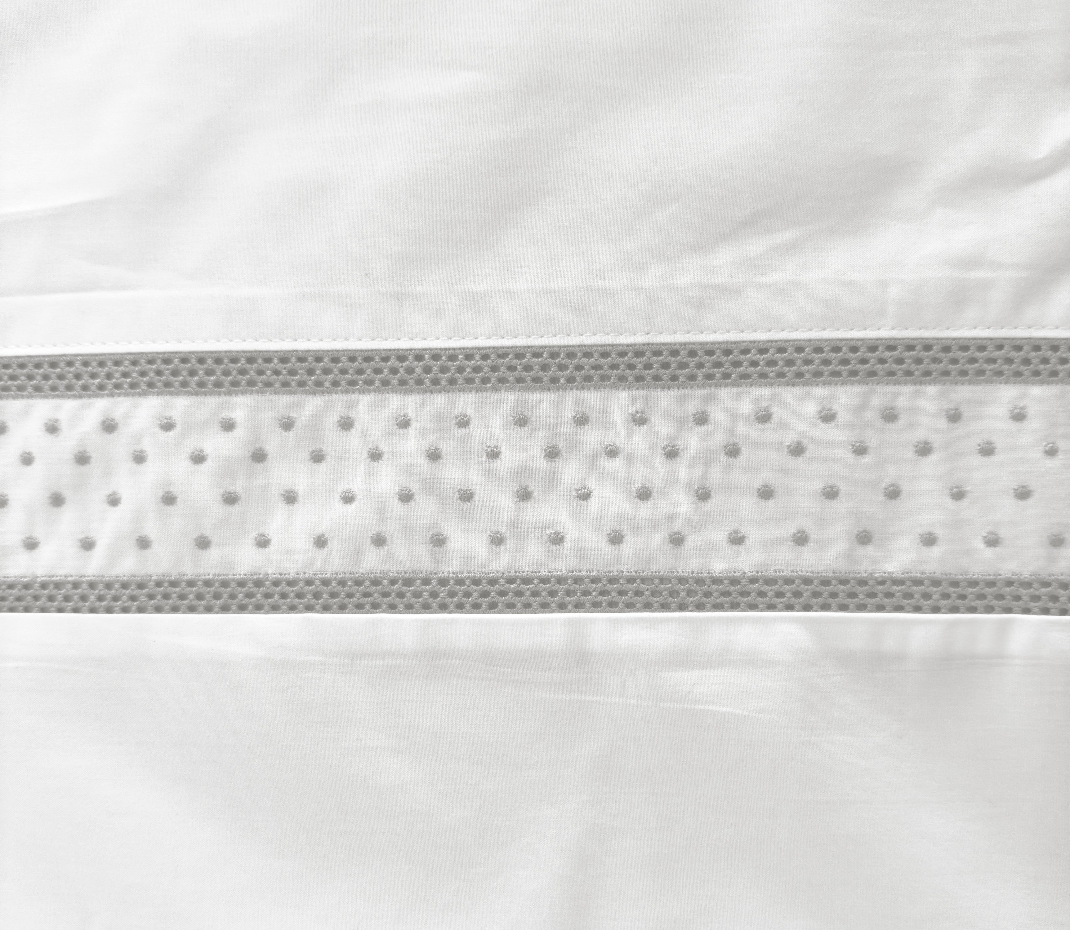 Percale Sheet Set Velan Grey