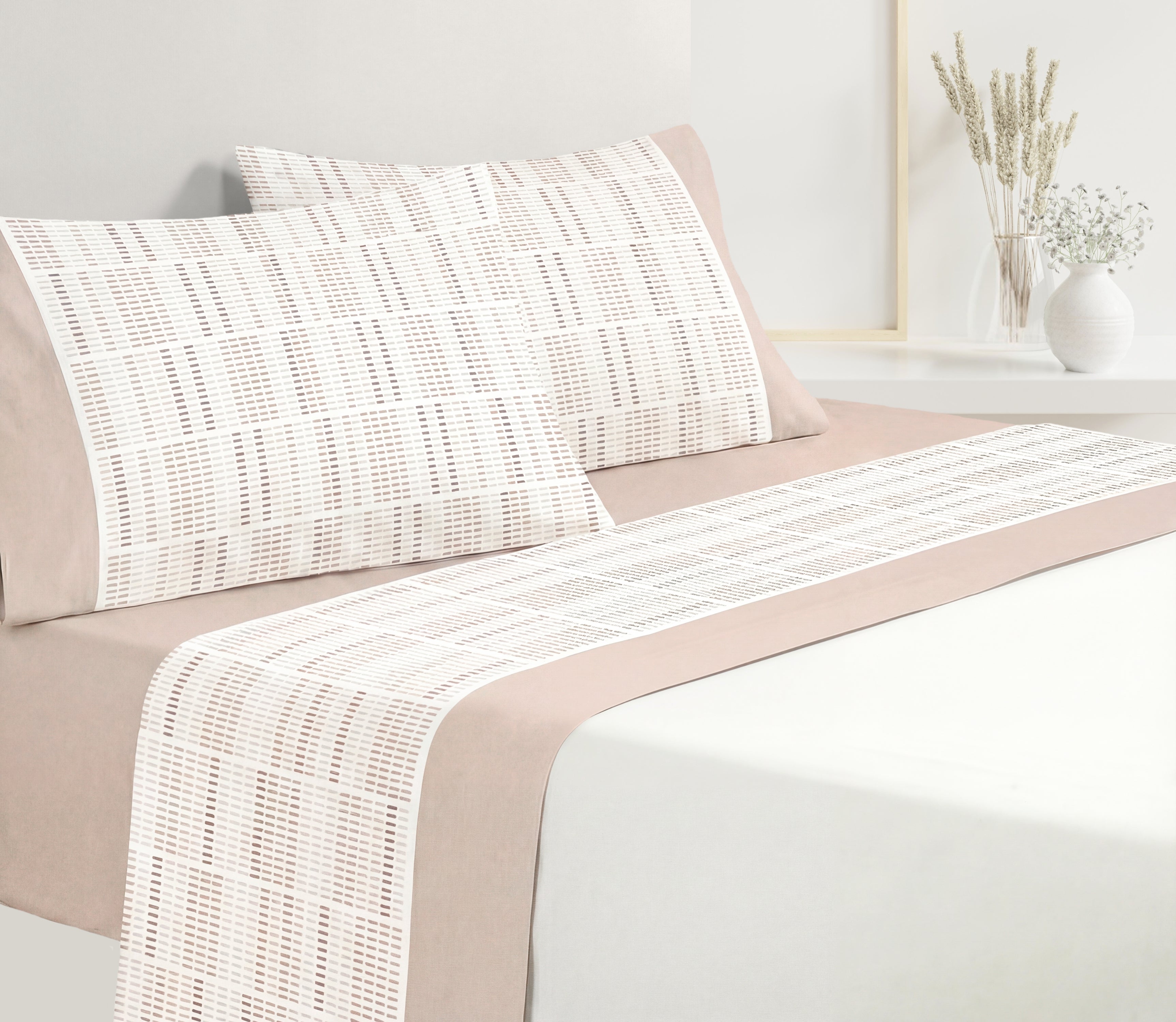 Ensemble de draps en Coton Guci Beige