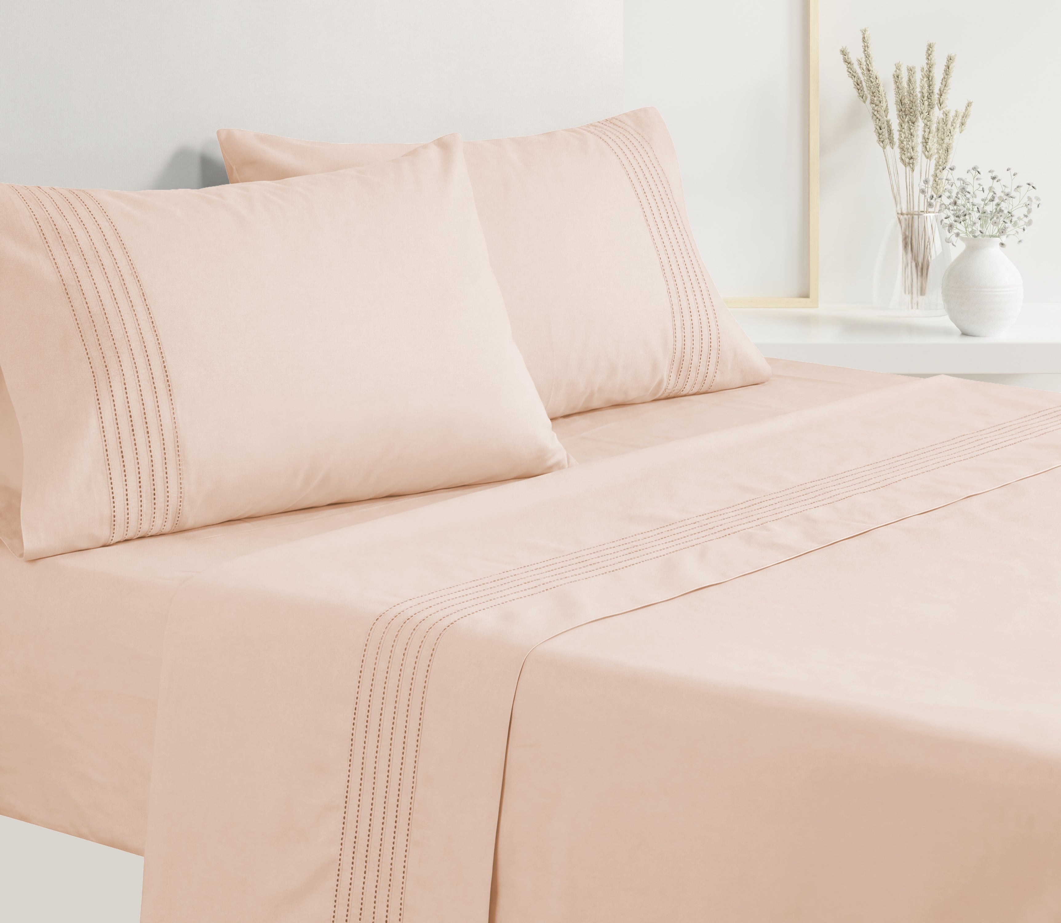 Bettwäsche-Set aus Perkal Zen Beige