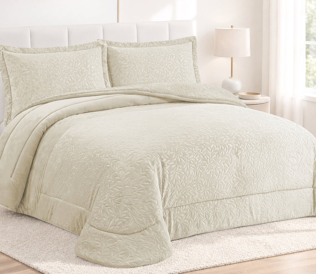 Trapunta in Sherpa Lunia Beige