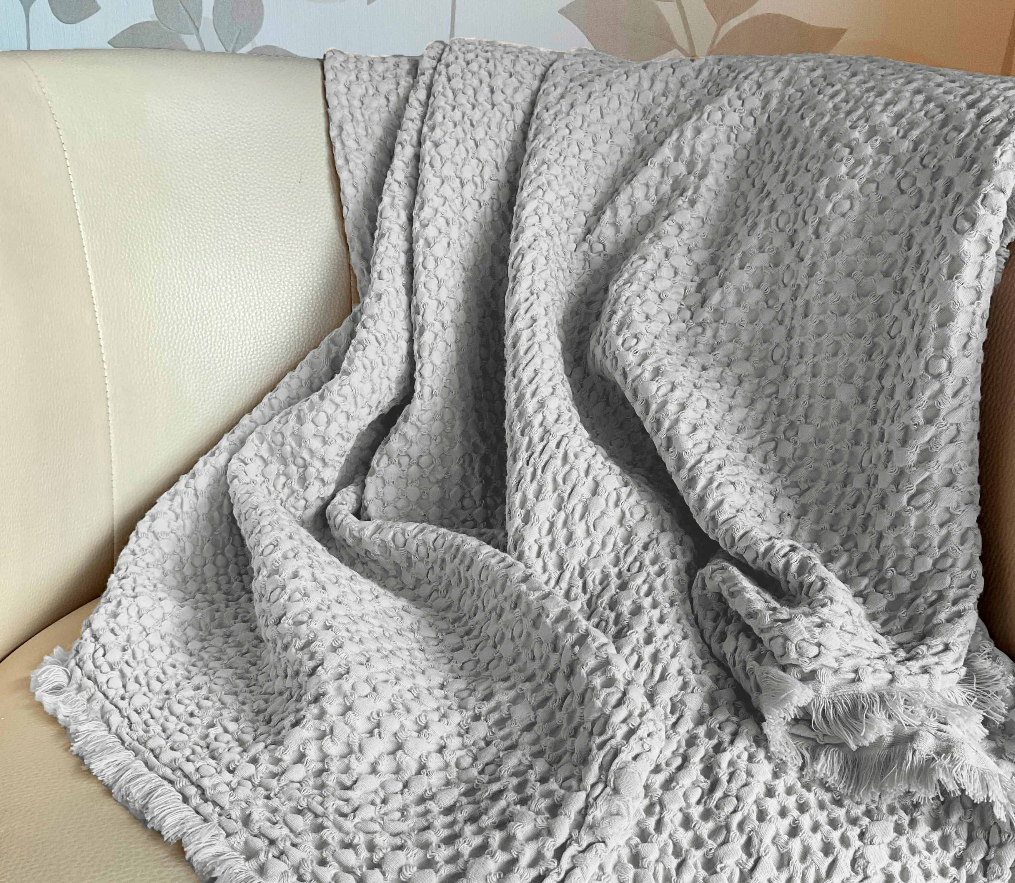 Cotton Blanket Mira Grey