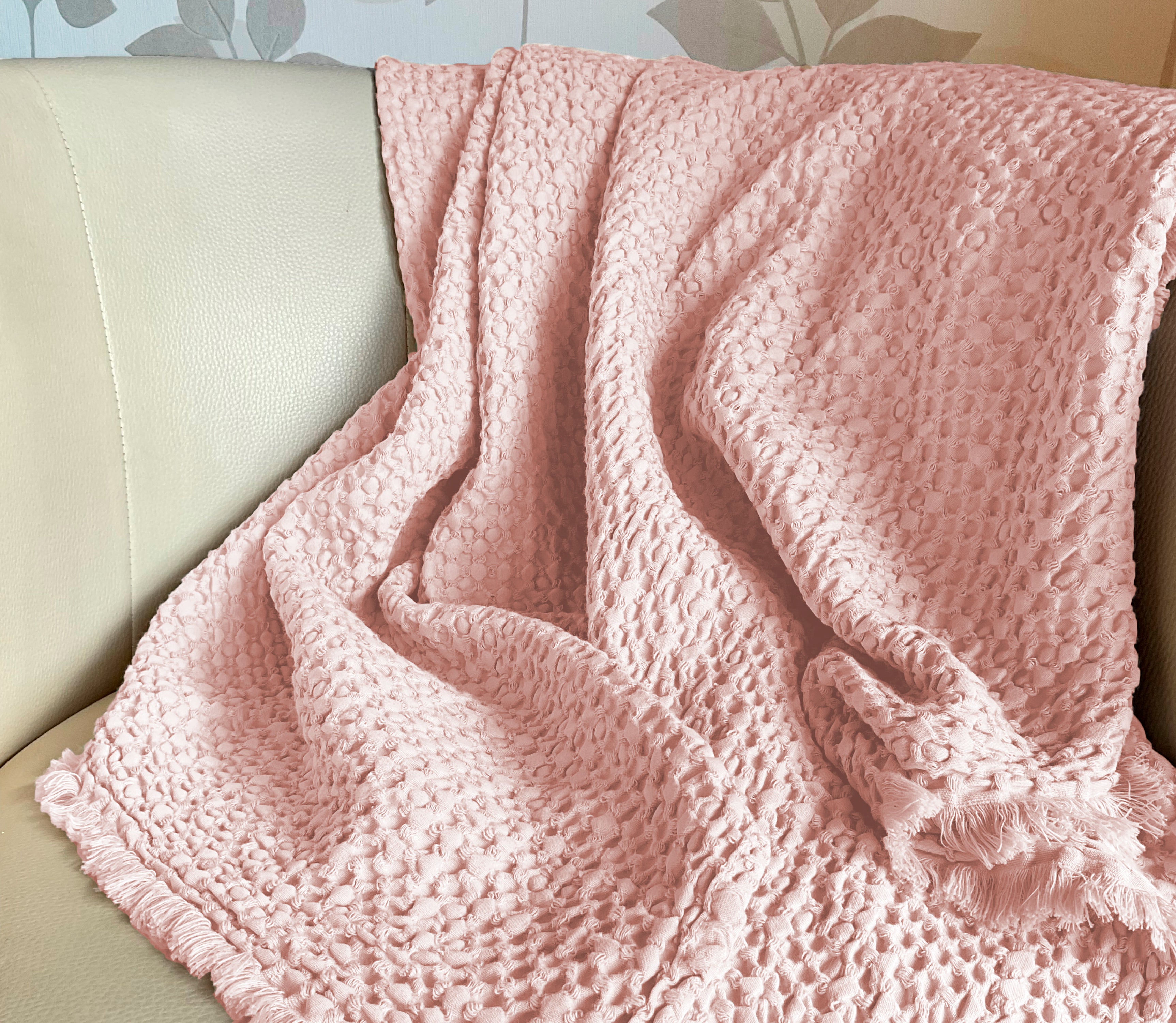 Cotton Blanket Mira Pink