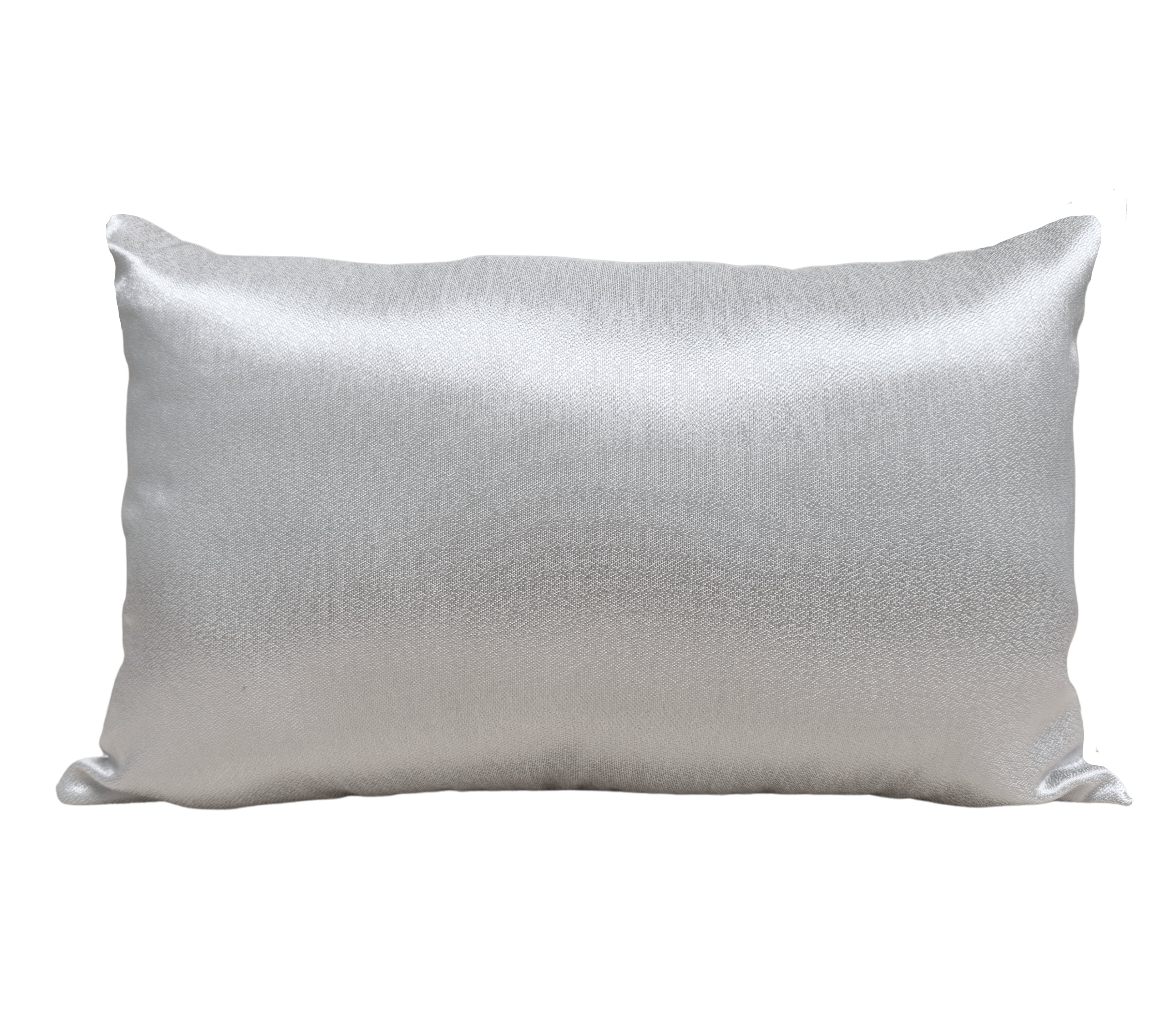 Kleines Kissen Lurex Silber (30x50 cm)