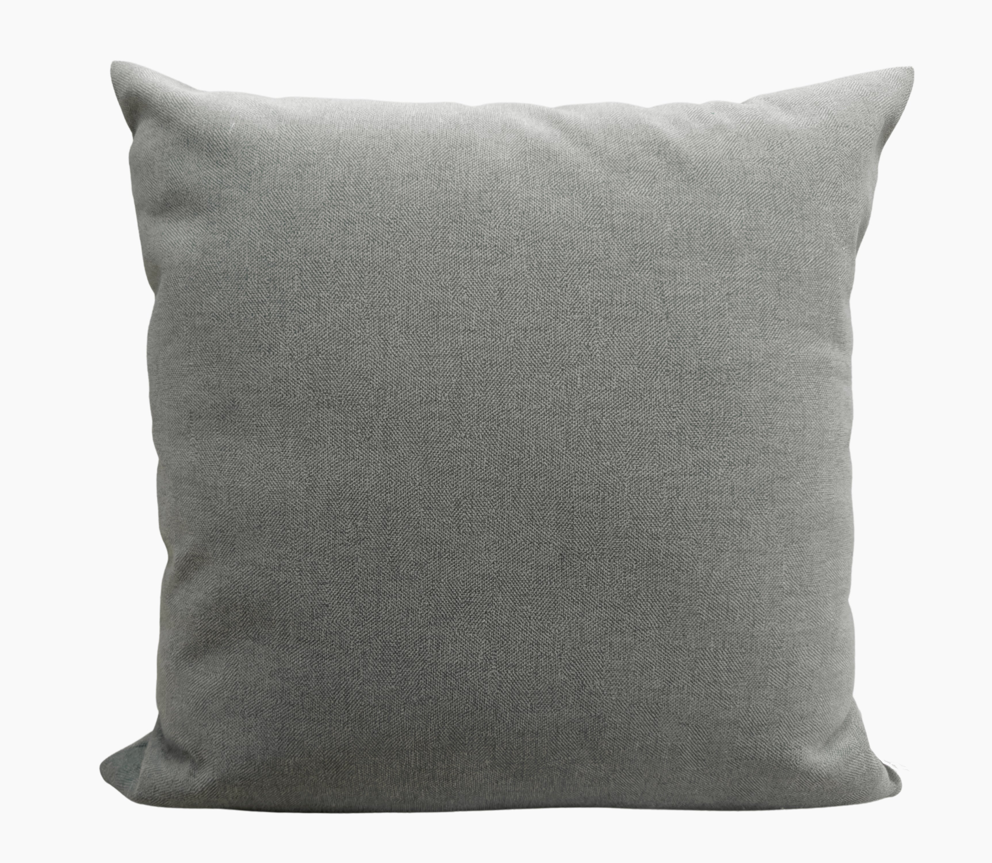 Coussin Velours Douro Gris Foncé