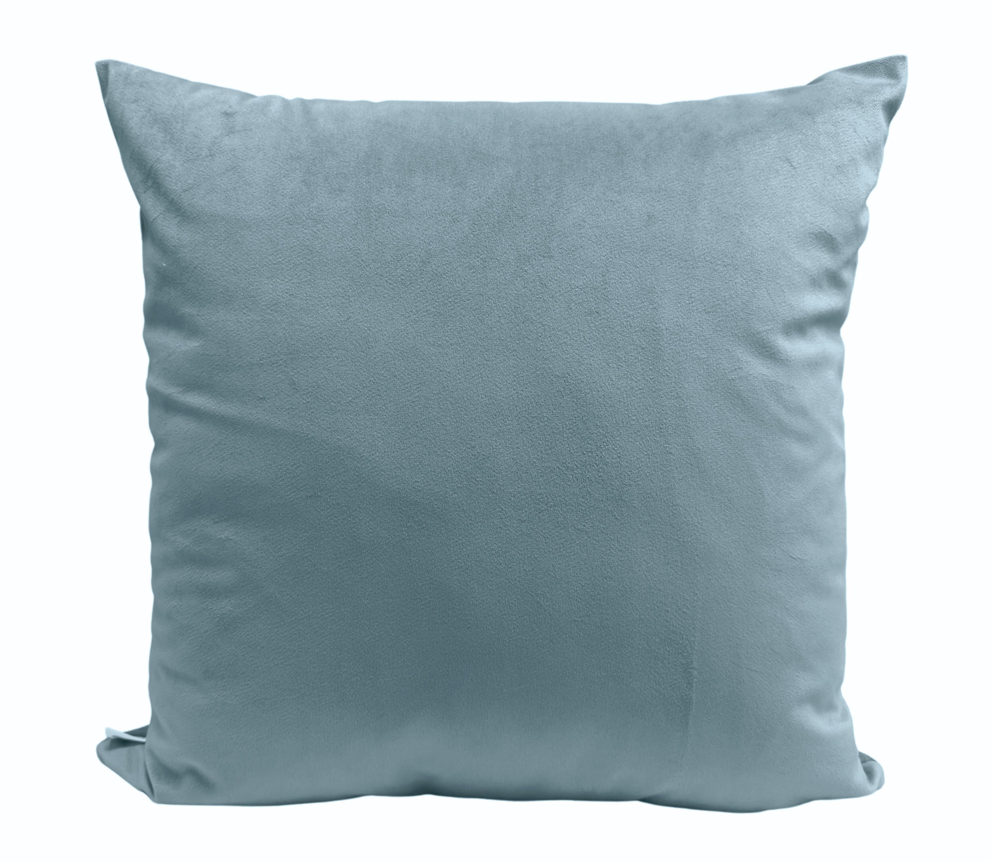 Velvet Cushion Isa Light Blue