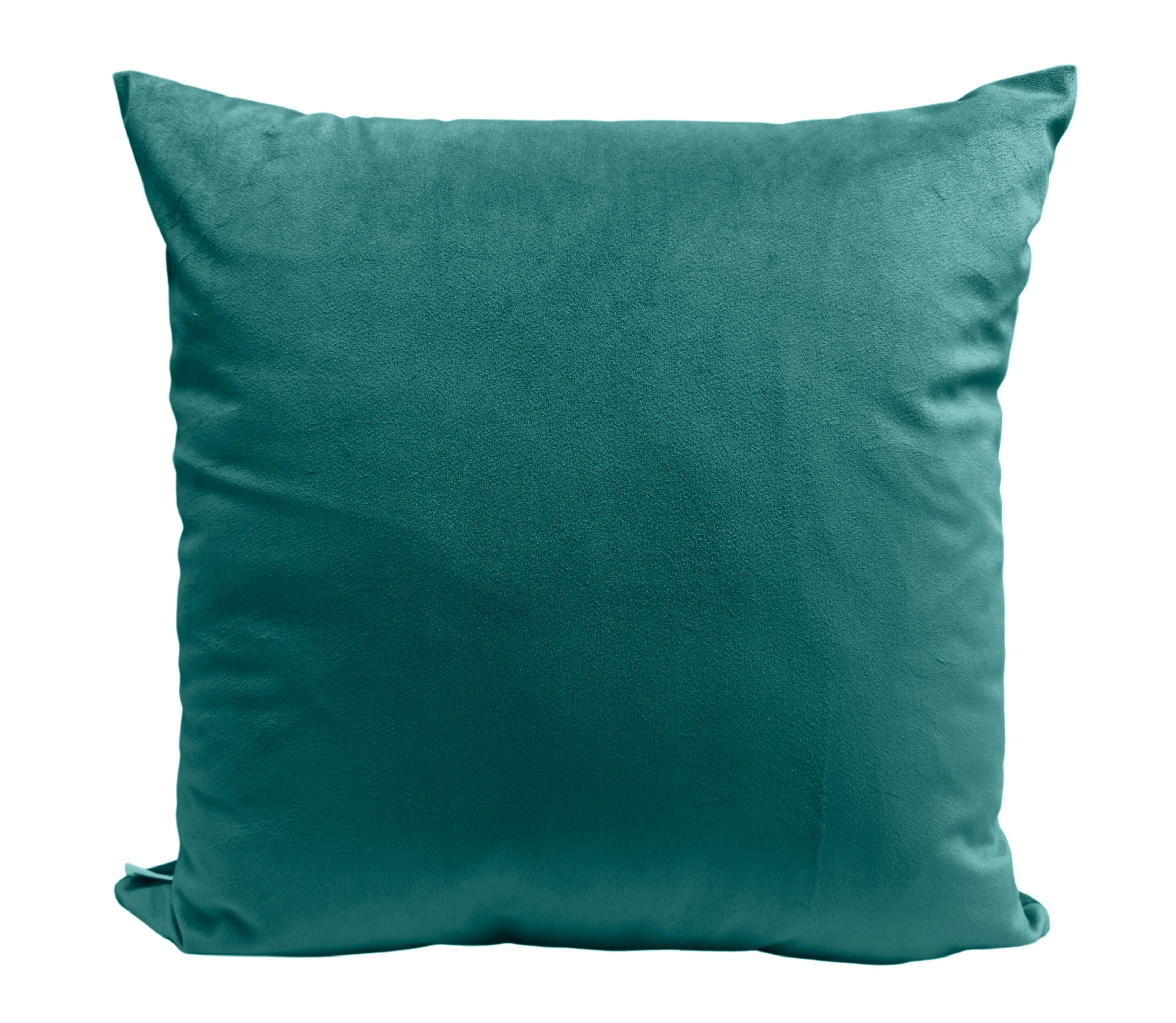 Coussin Velours Isa Bleu Pétrole