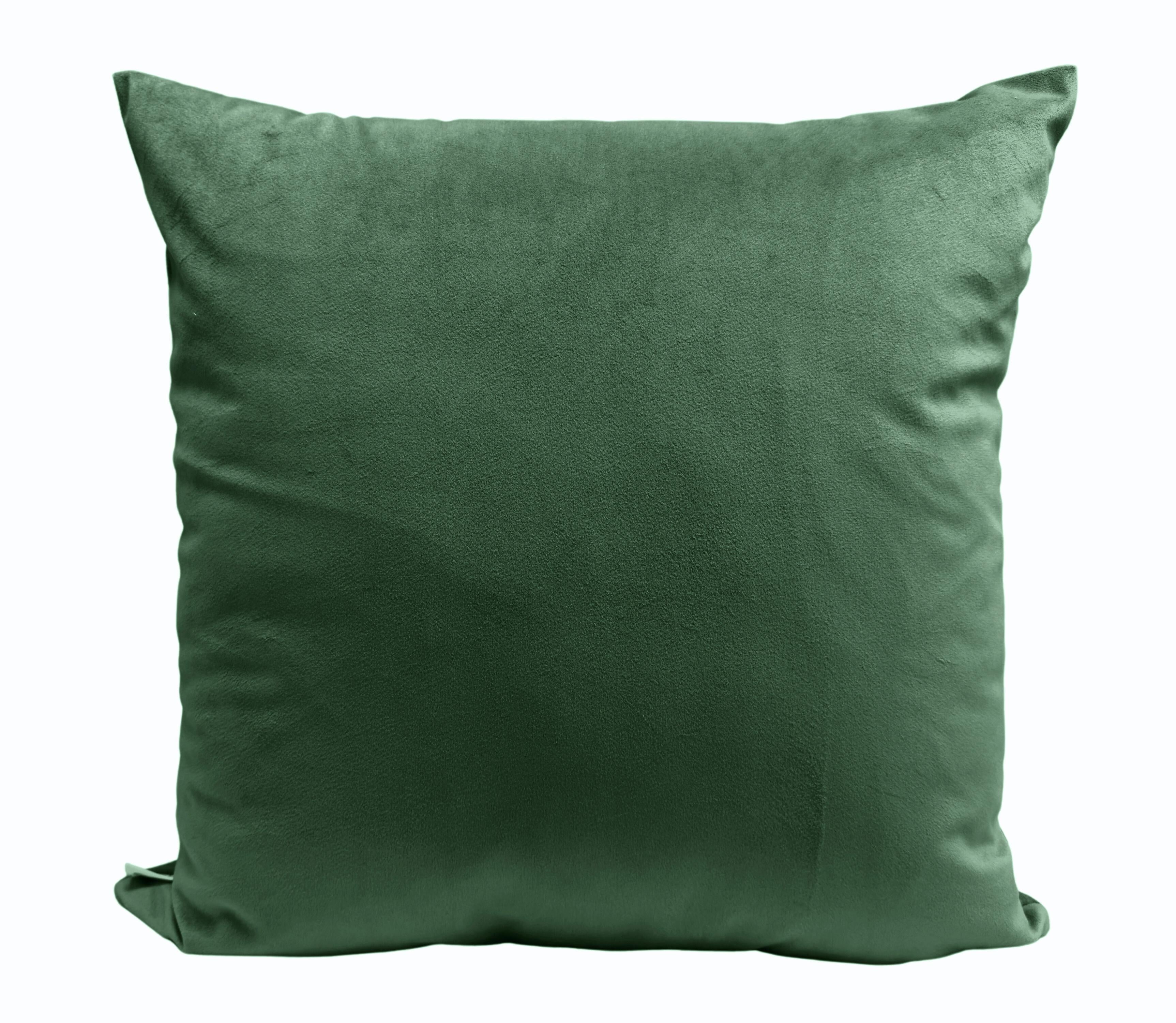 Coussin Velours Isa Vert Foncé