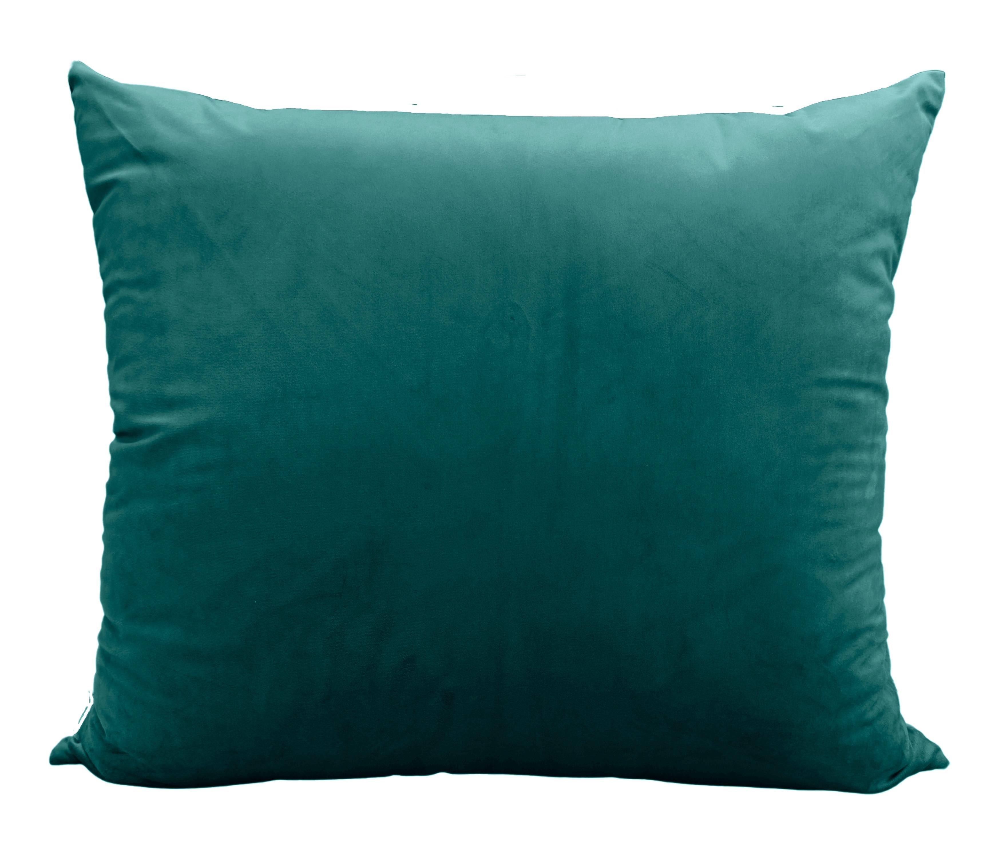 Großes Kissen Isa Öl Blau (55x70 cm)