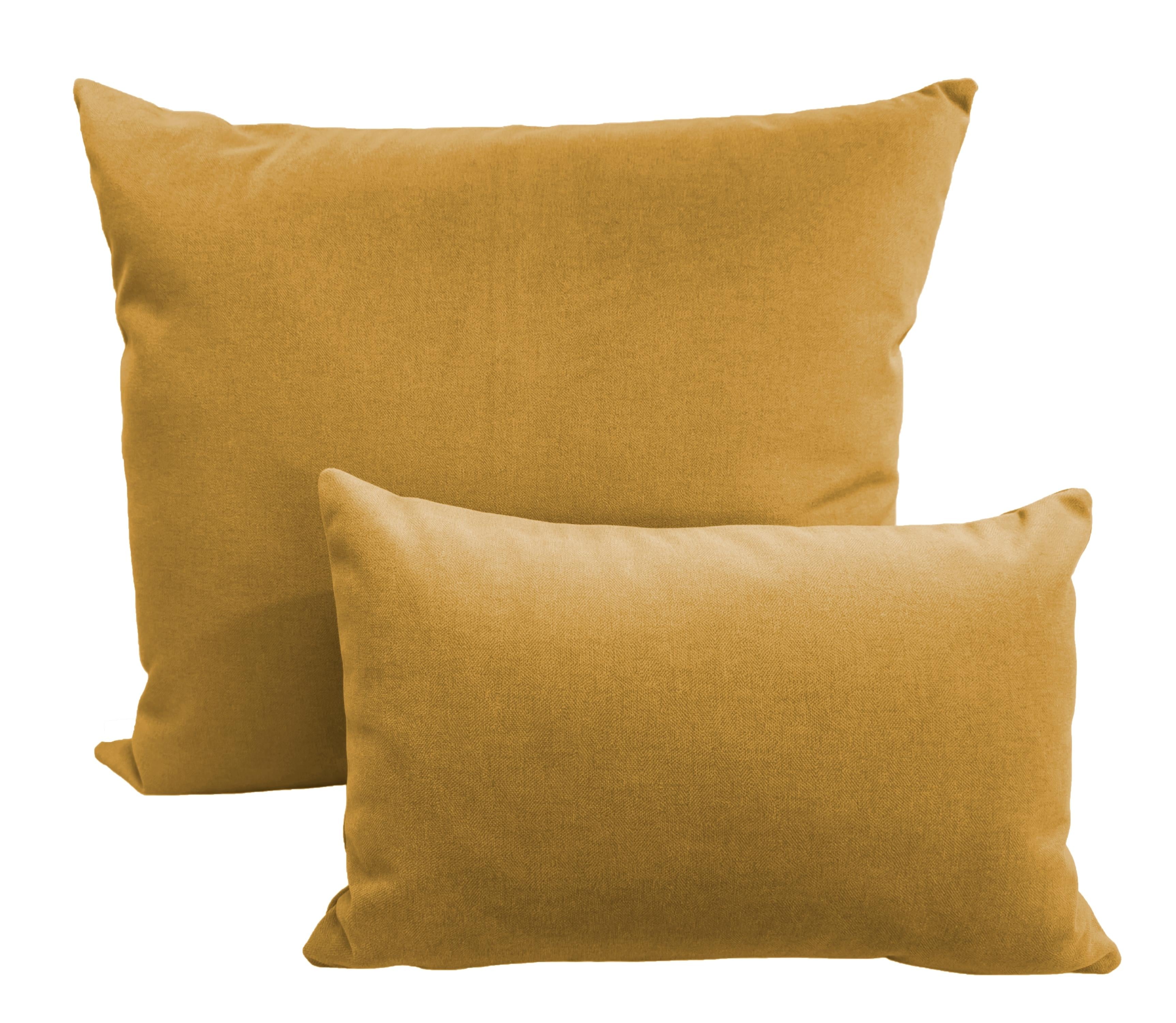 Velvet Cushion Douro Yellow