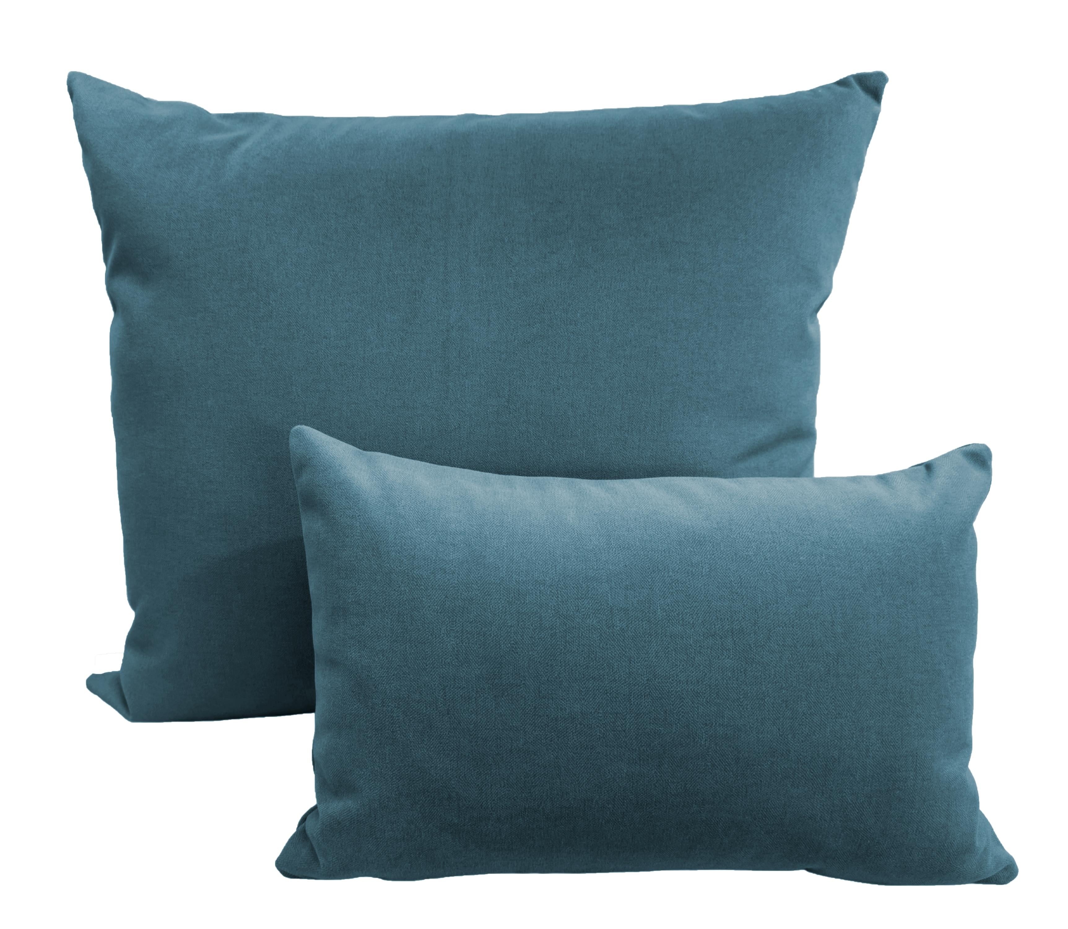 Velvet Cushion Douro Blue