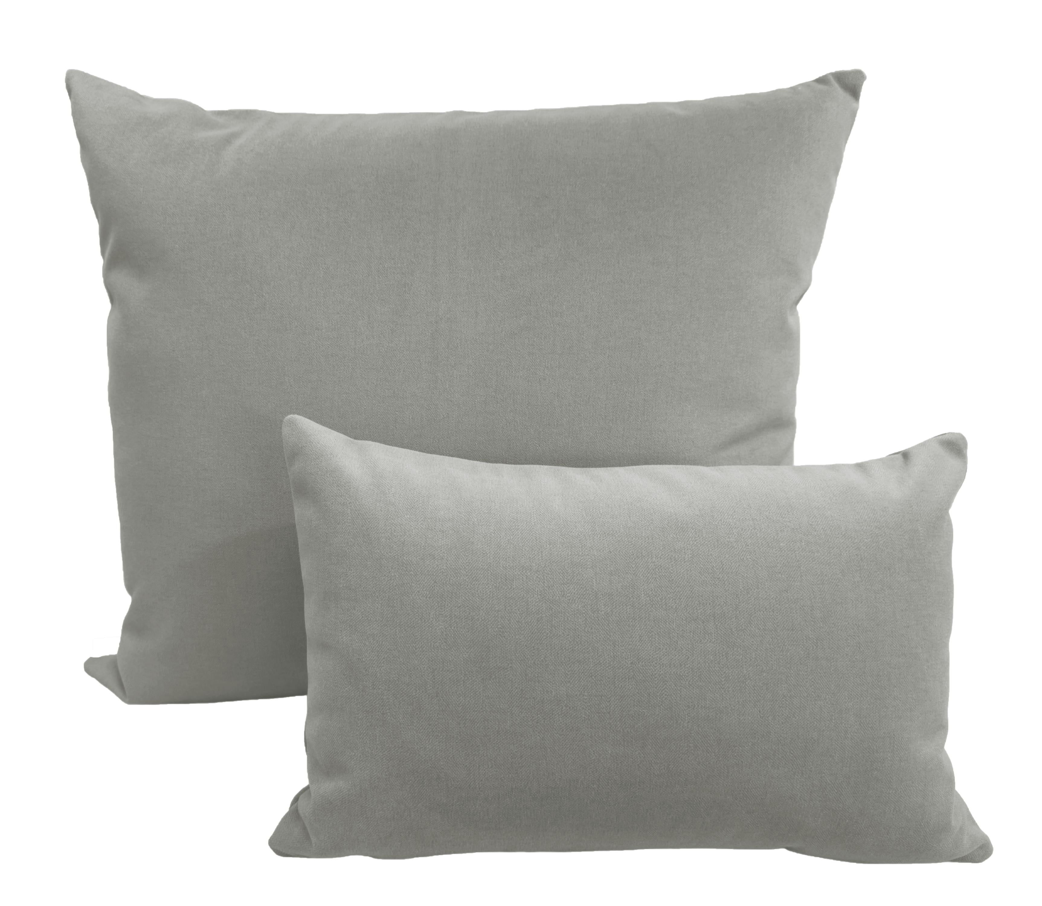 Velvet Cushion Douro Light Grey