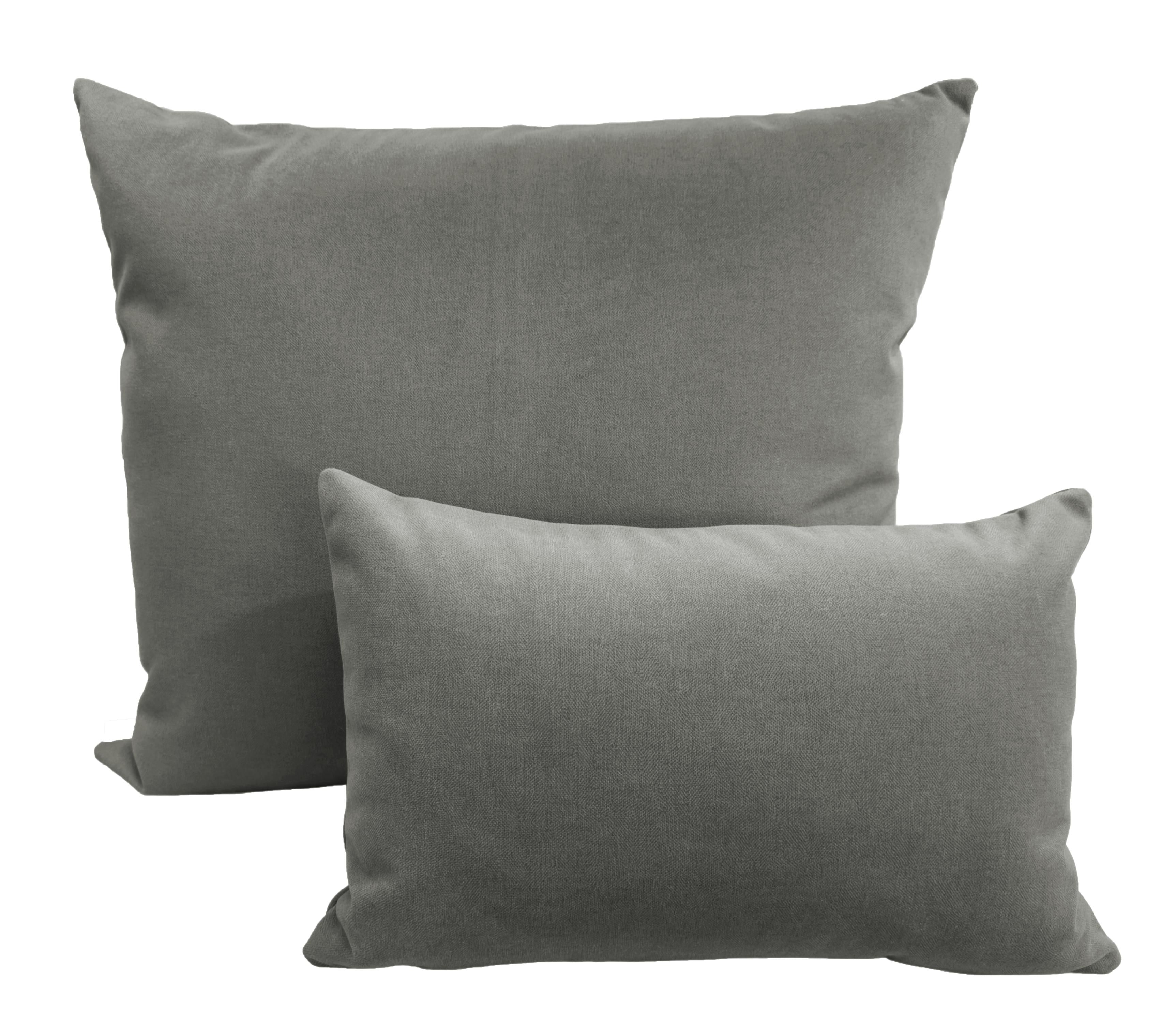 Velvet Cushion Douro Dark Grey