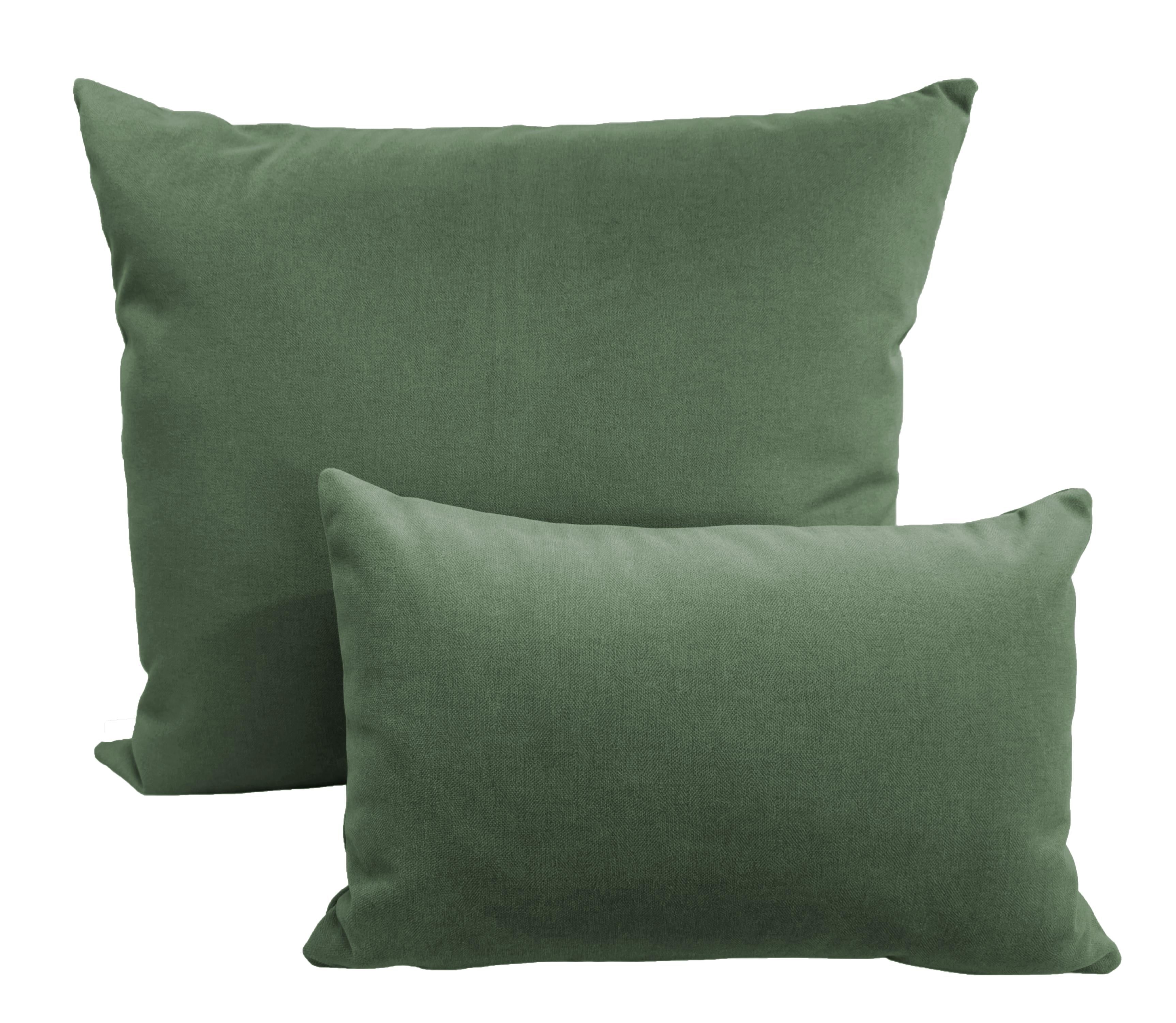 Velvet Cushion Douro Green