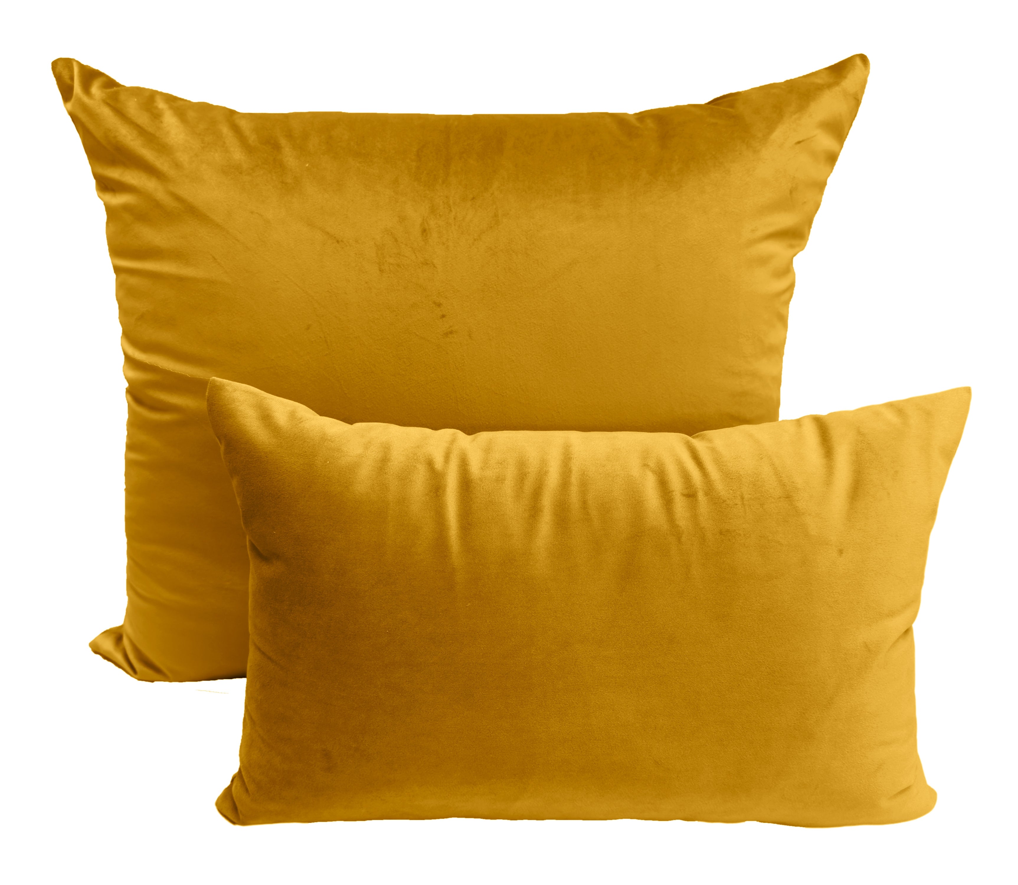 Velvet Cushion Isa Yellow
