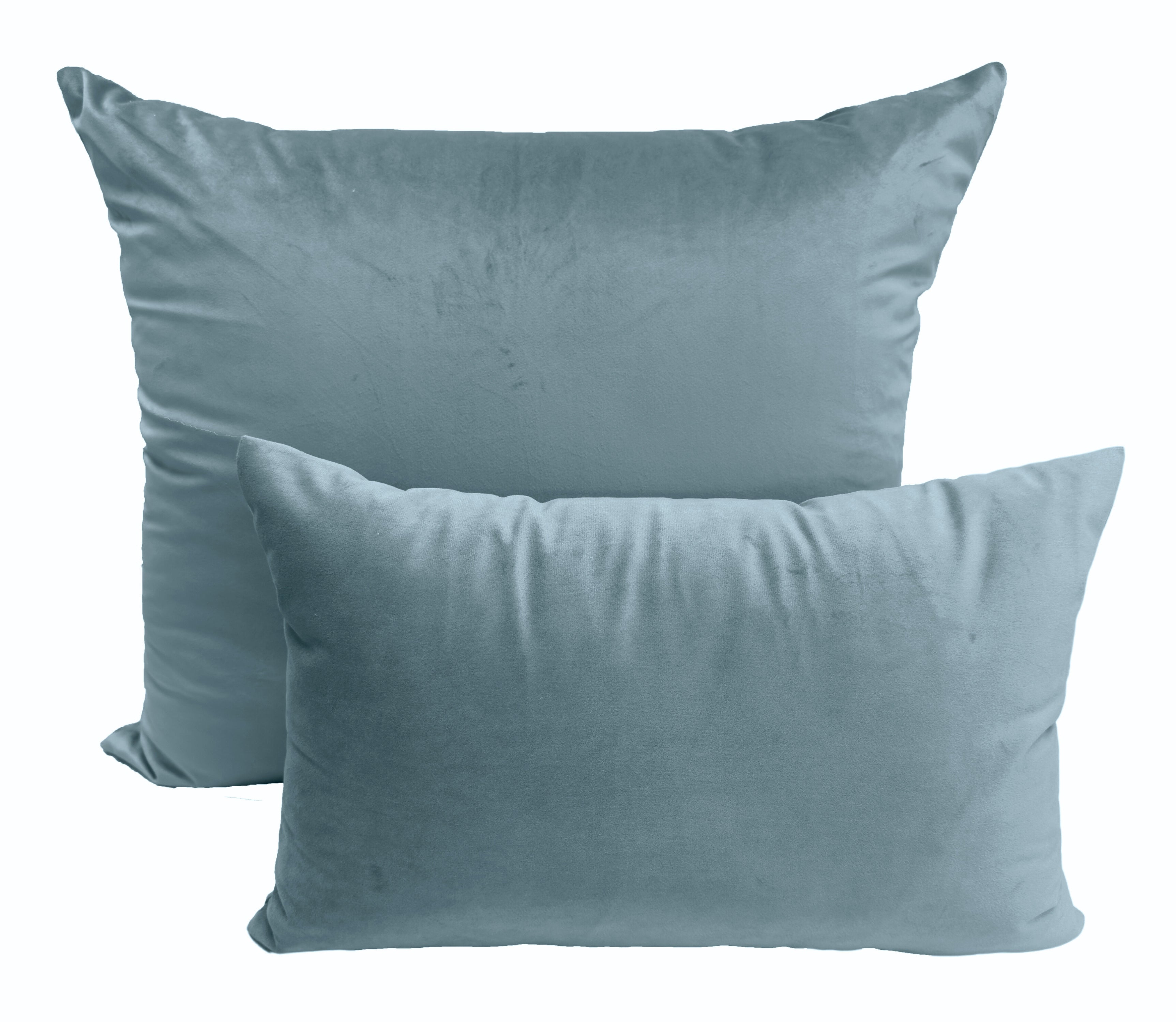Velvet Cushion Isa Light Blue
