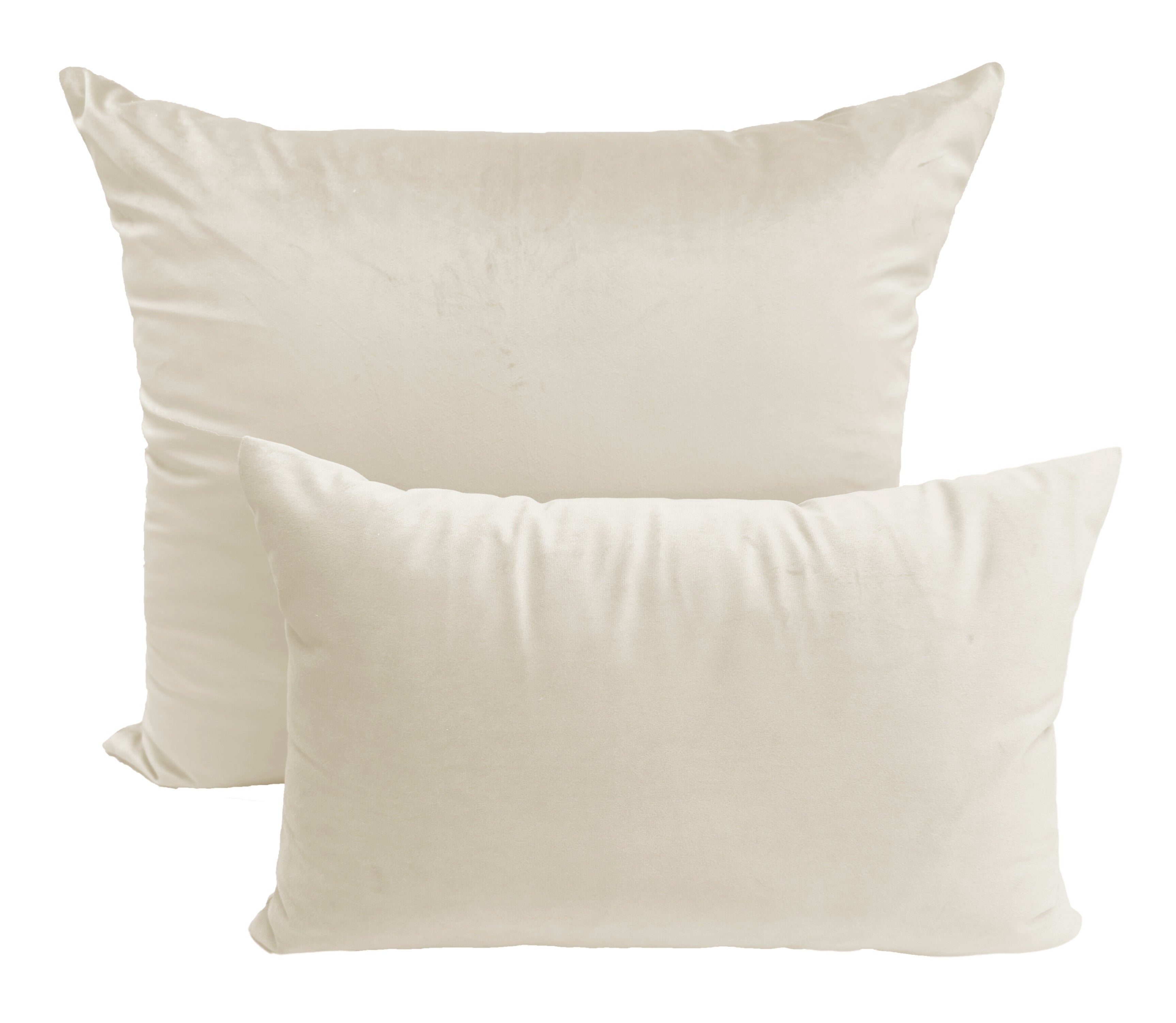 Velvet Cushion Isa Beige