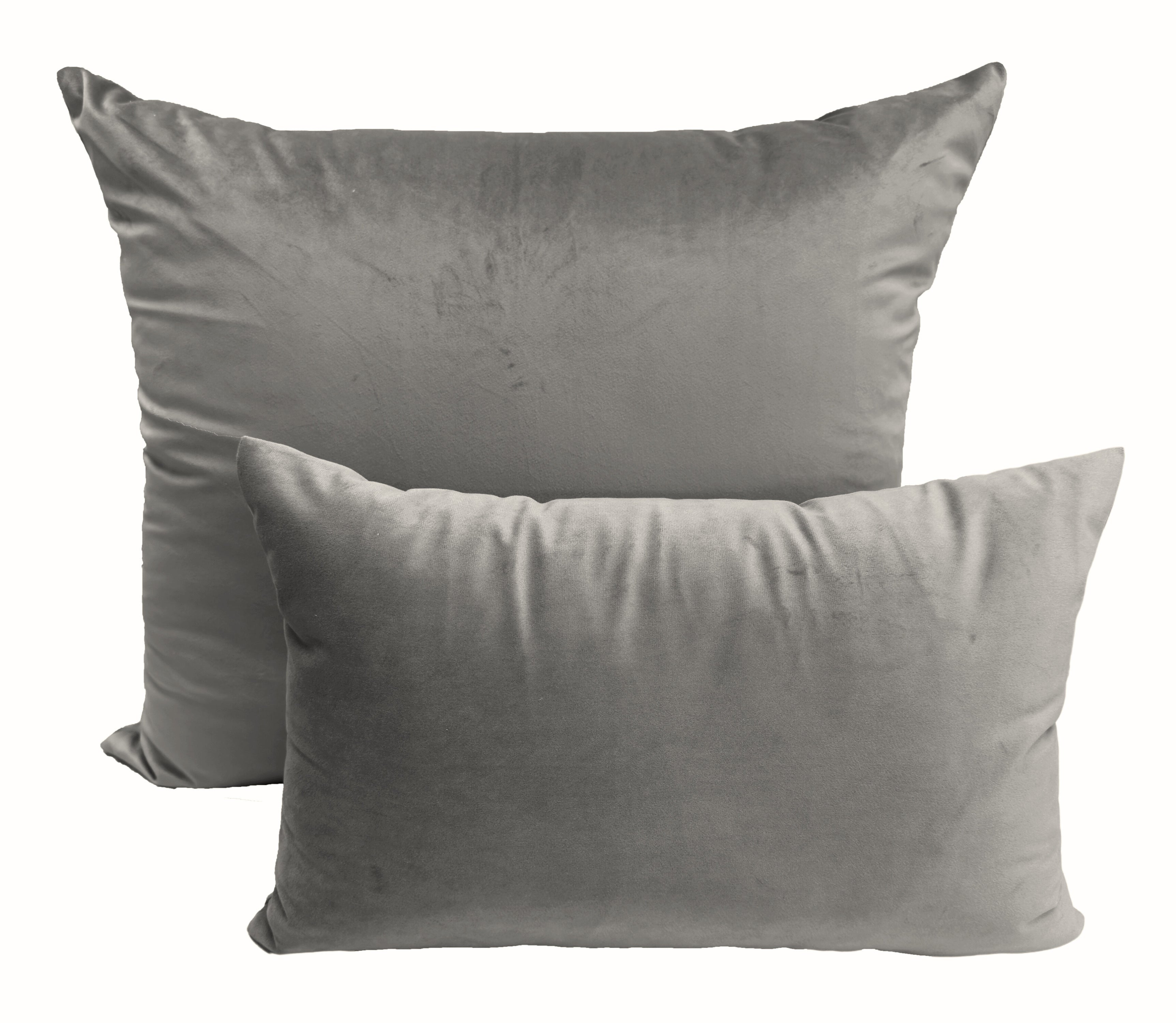Velvet Cushion Isa Dark Grey