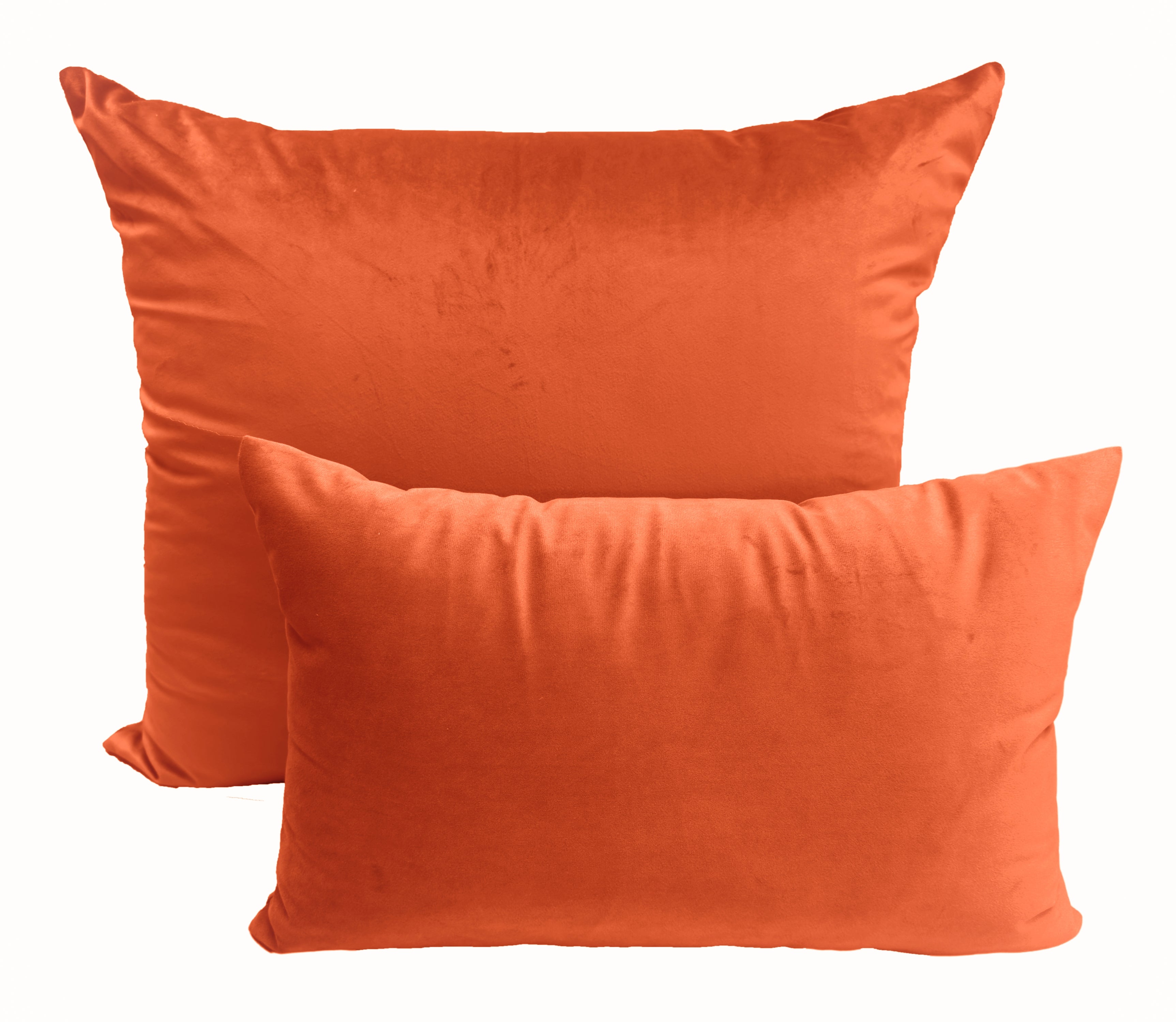 Velvet Cushion Isa Orange