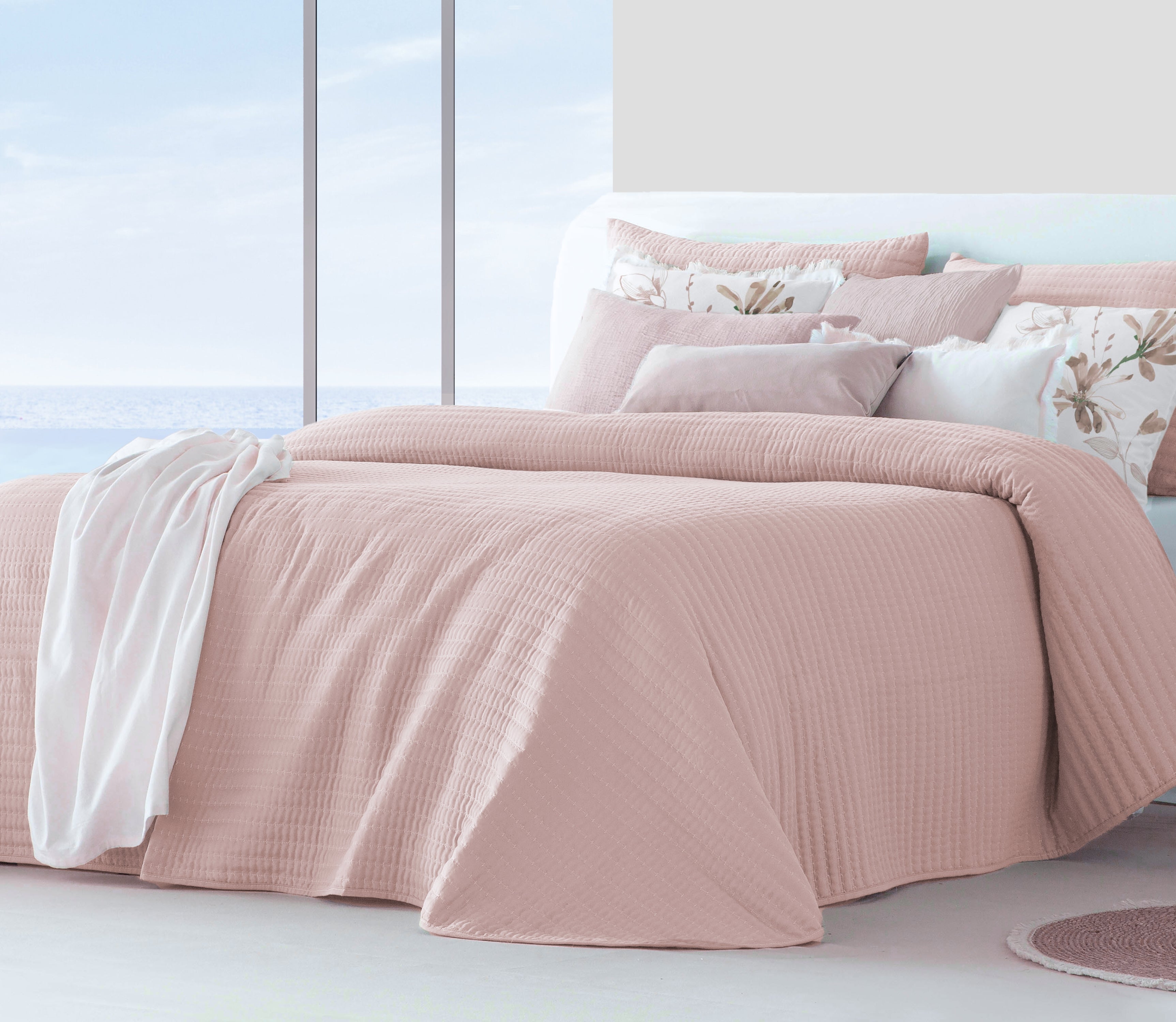 Sprei Line Roze