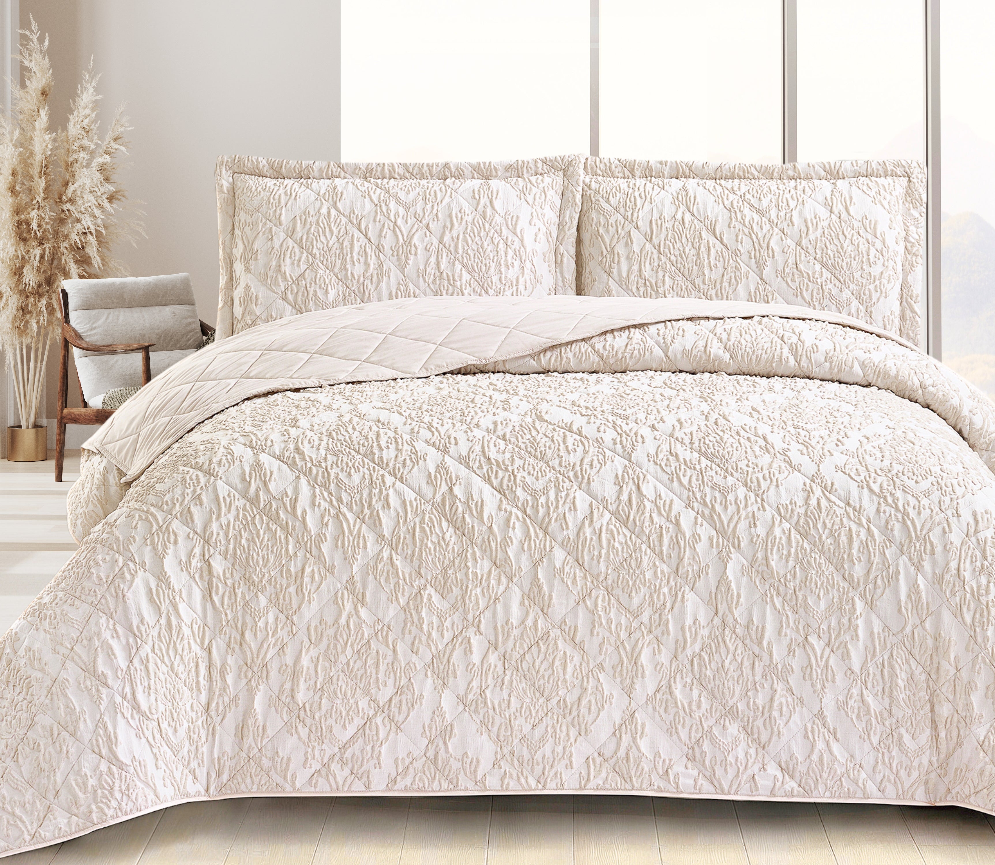 Tagesdecke Fenix Beige