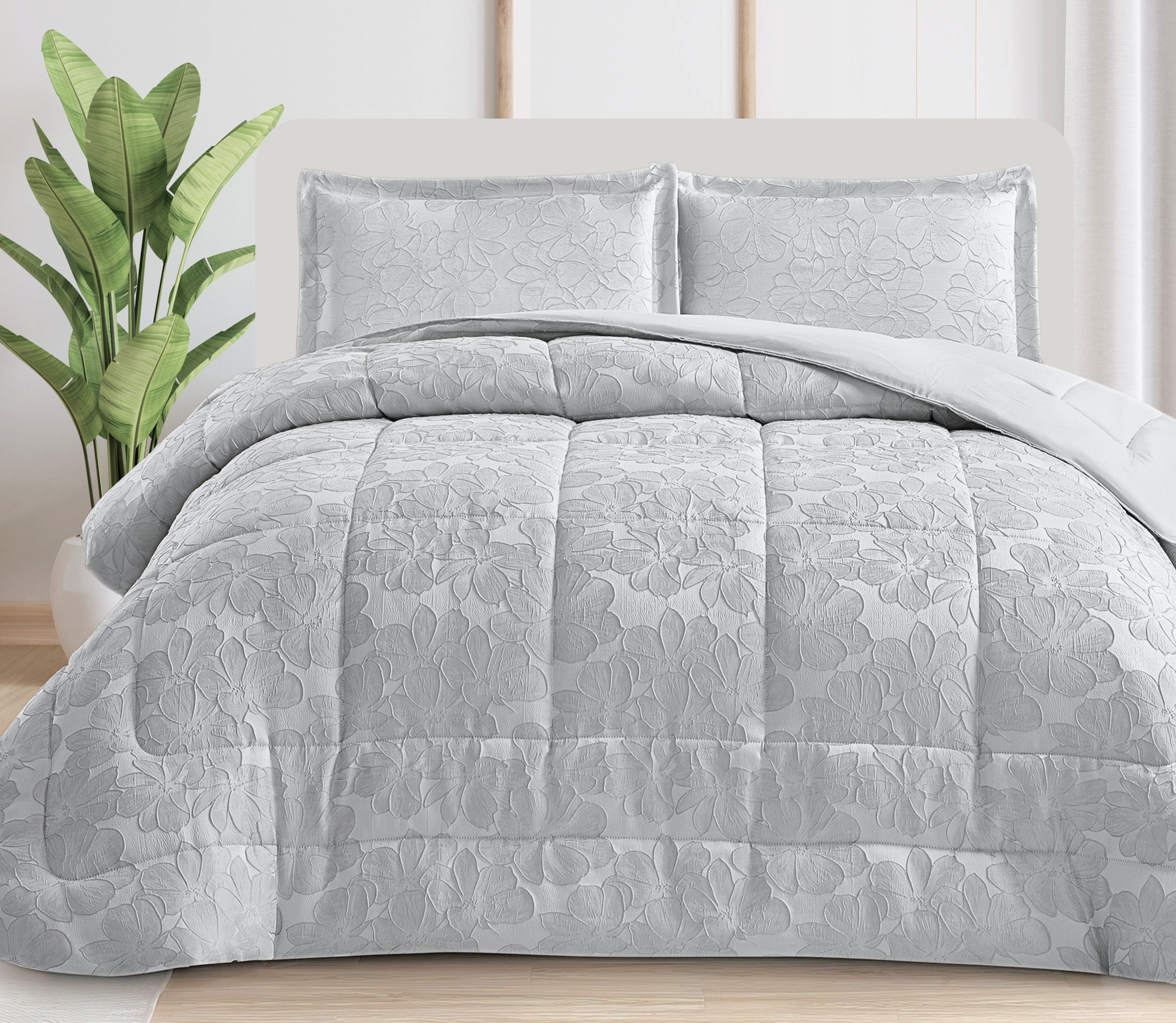 Couvre-lit Safira Gris