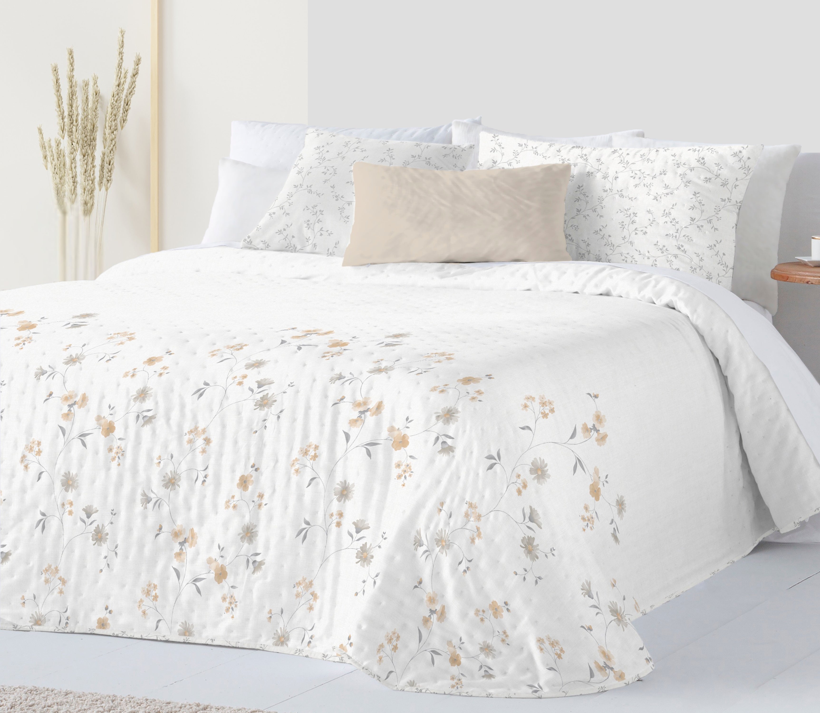 Couvre-lit Sofia Beige