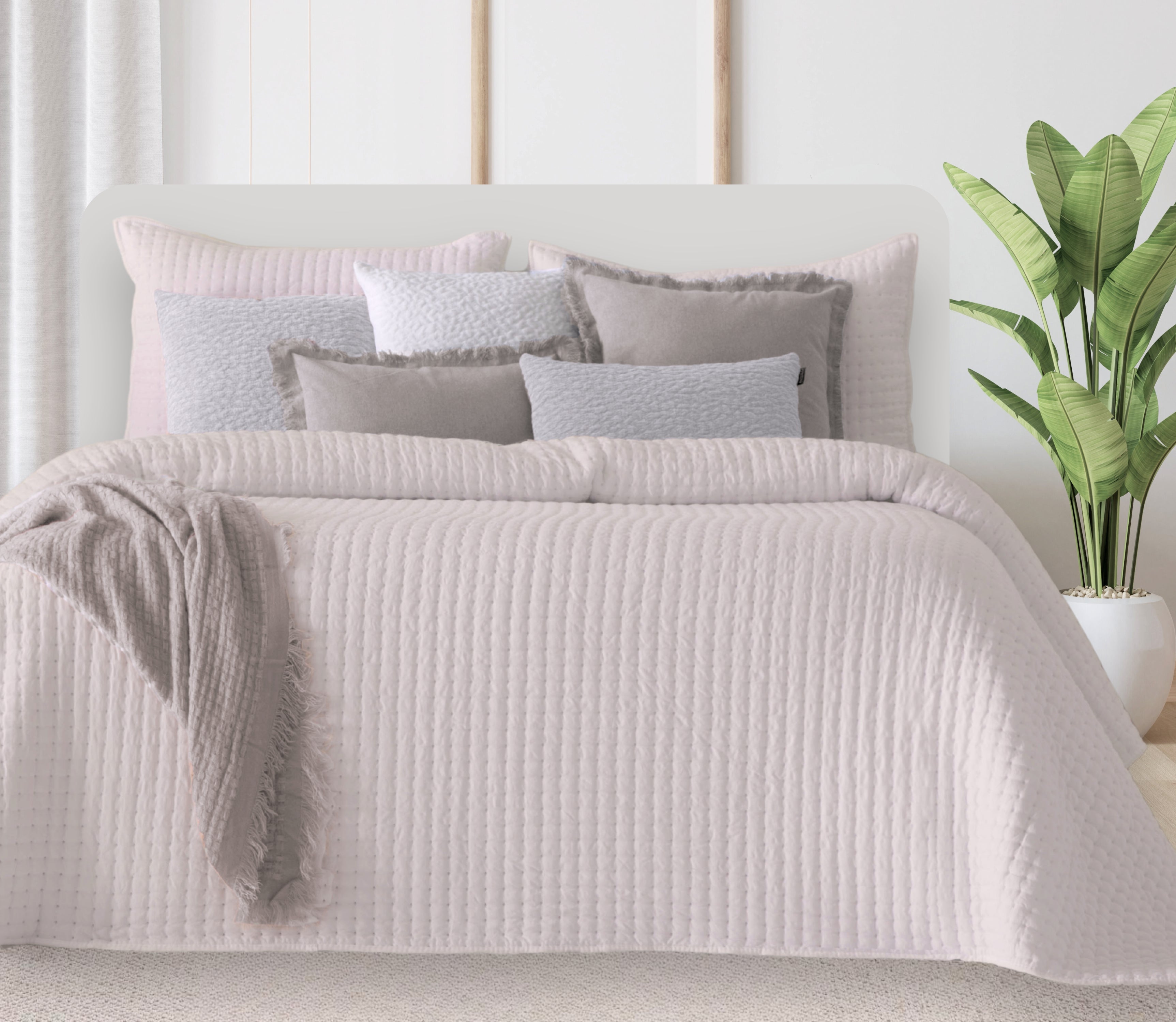 Couvre-lit Soria Beige