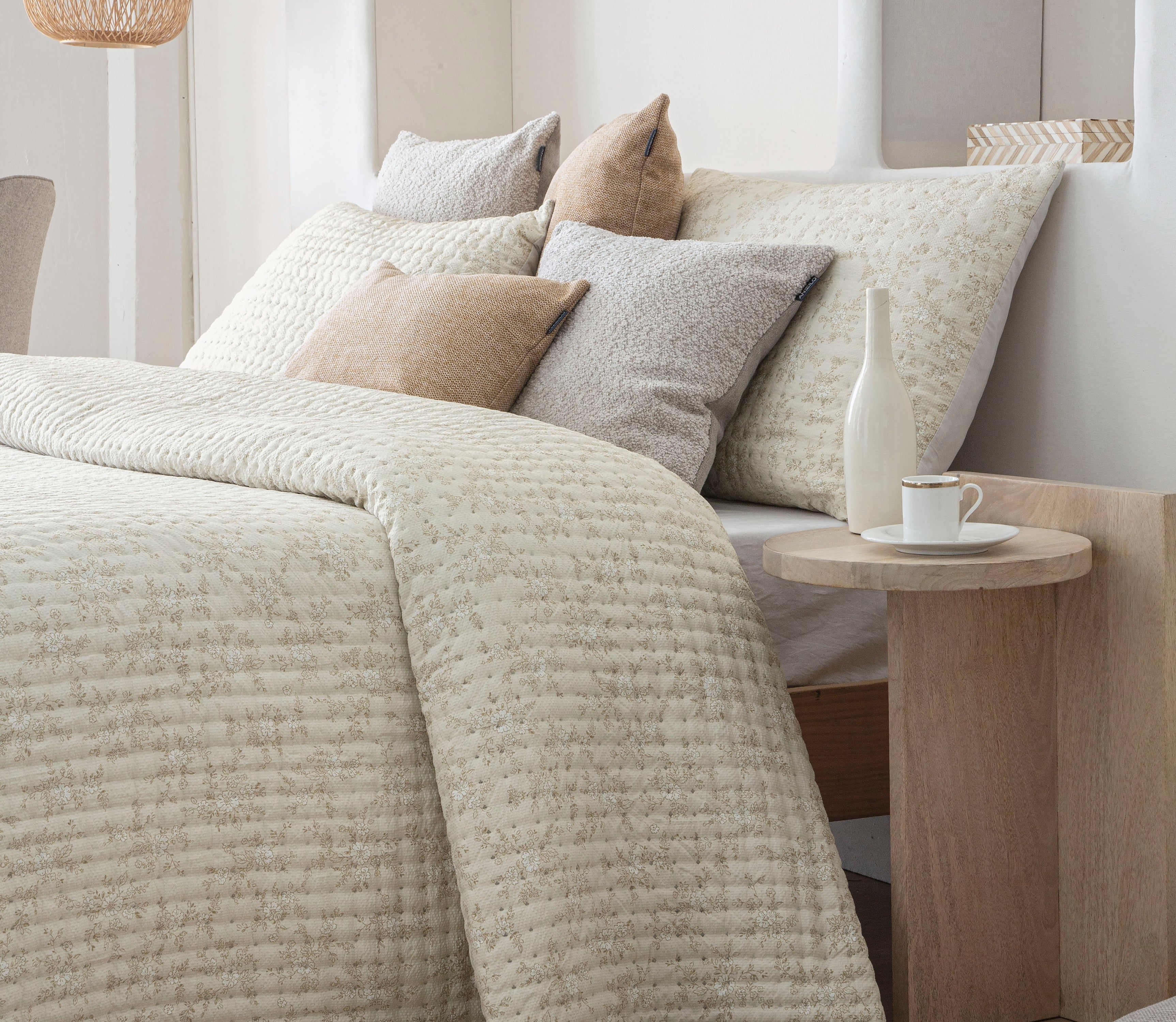 Couvre-lit Elda Beige