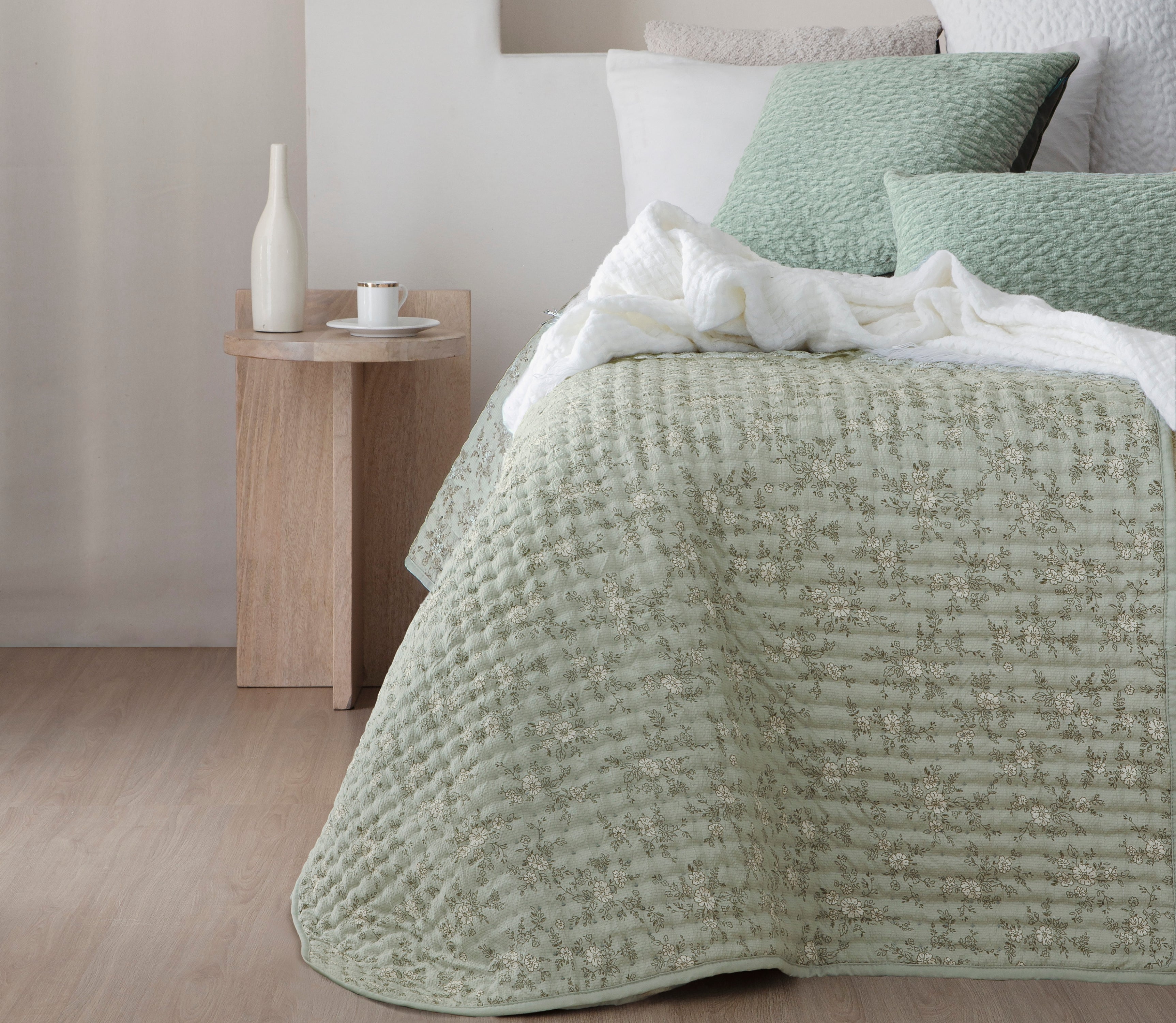 Couvre-lit Elda Vert