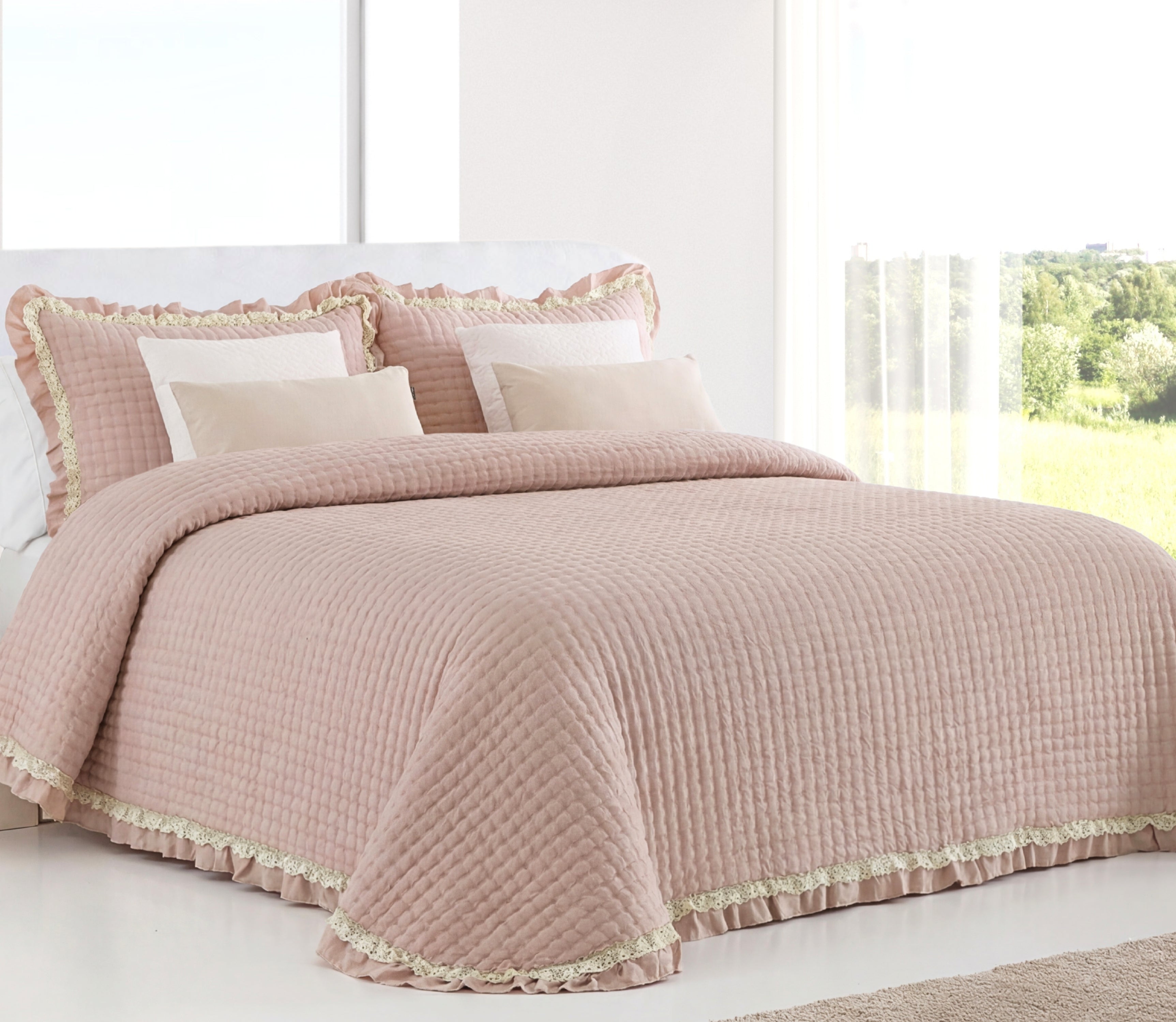 Bedspread Lana Pink